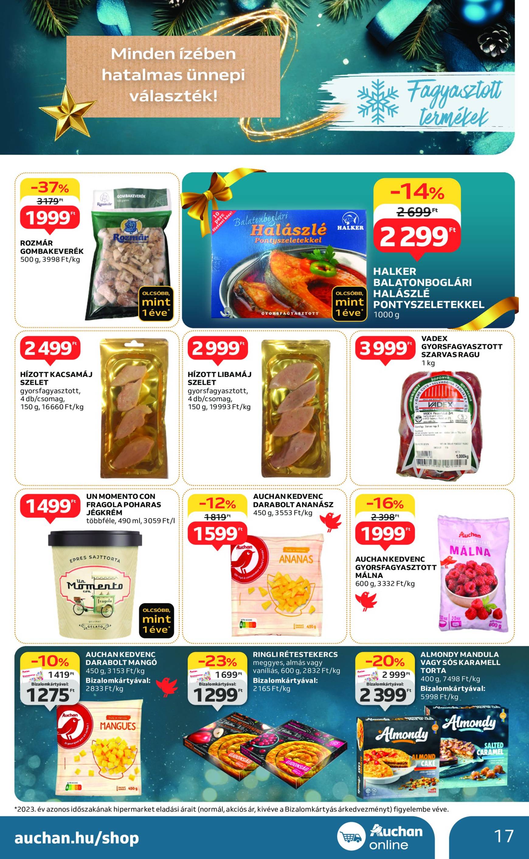 Auchan - Karácsonyi ajánlataink akciós újság, érvényes 11.21. - 12.24. 17