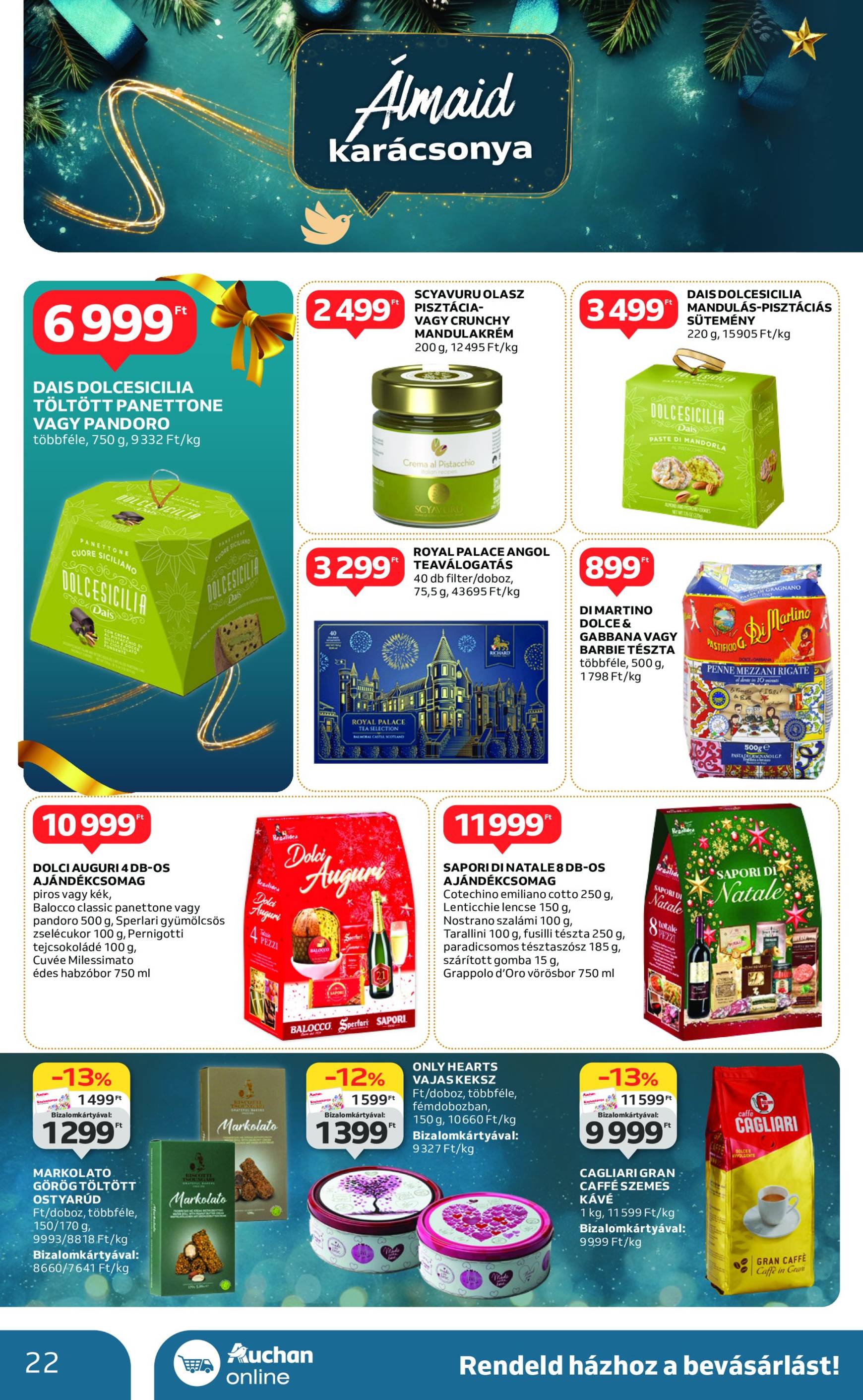 Auchan - Karácsonyi ajánlataink akciós újság, érvényes 11.21. - 12.24. 22