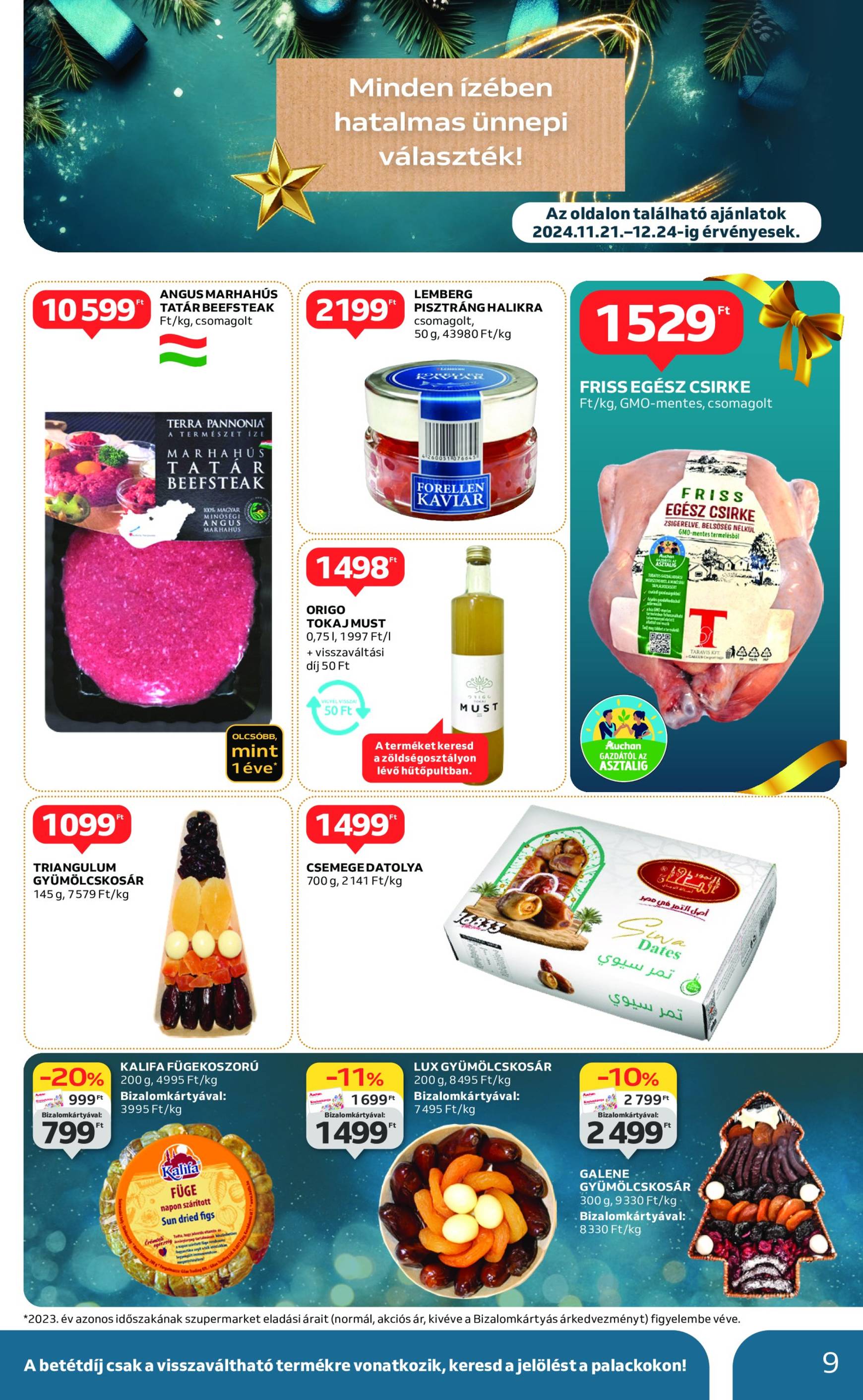 Auchan szupermarket - Black Friday akciós újság, érvényes 11.21. - 11.27. 9