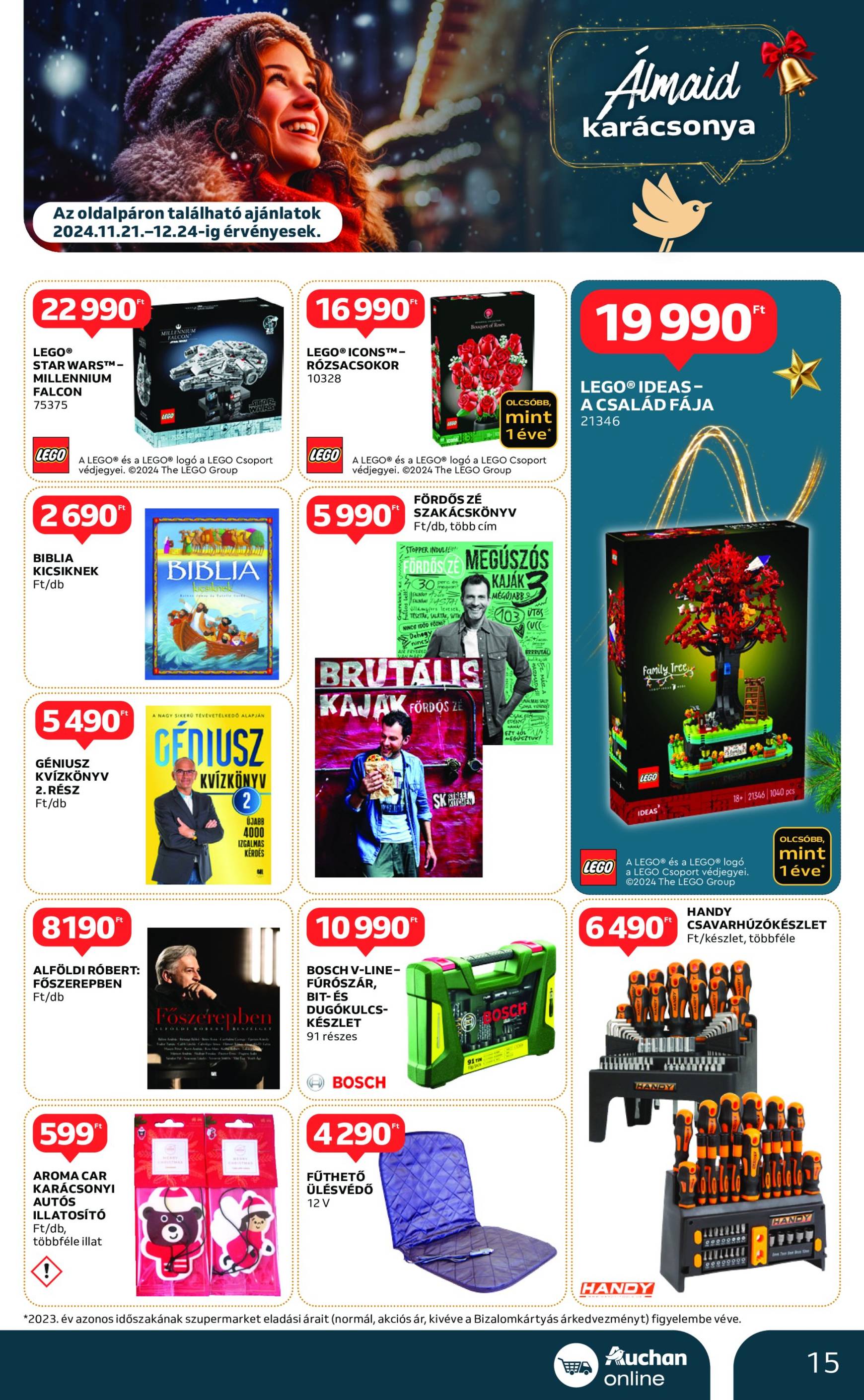 Auchan szupermarket - Black Friday akciós újság, érvényes 11.21. - 11.27. 15