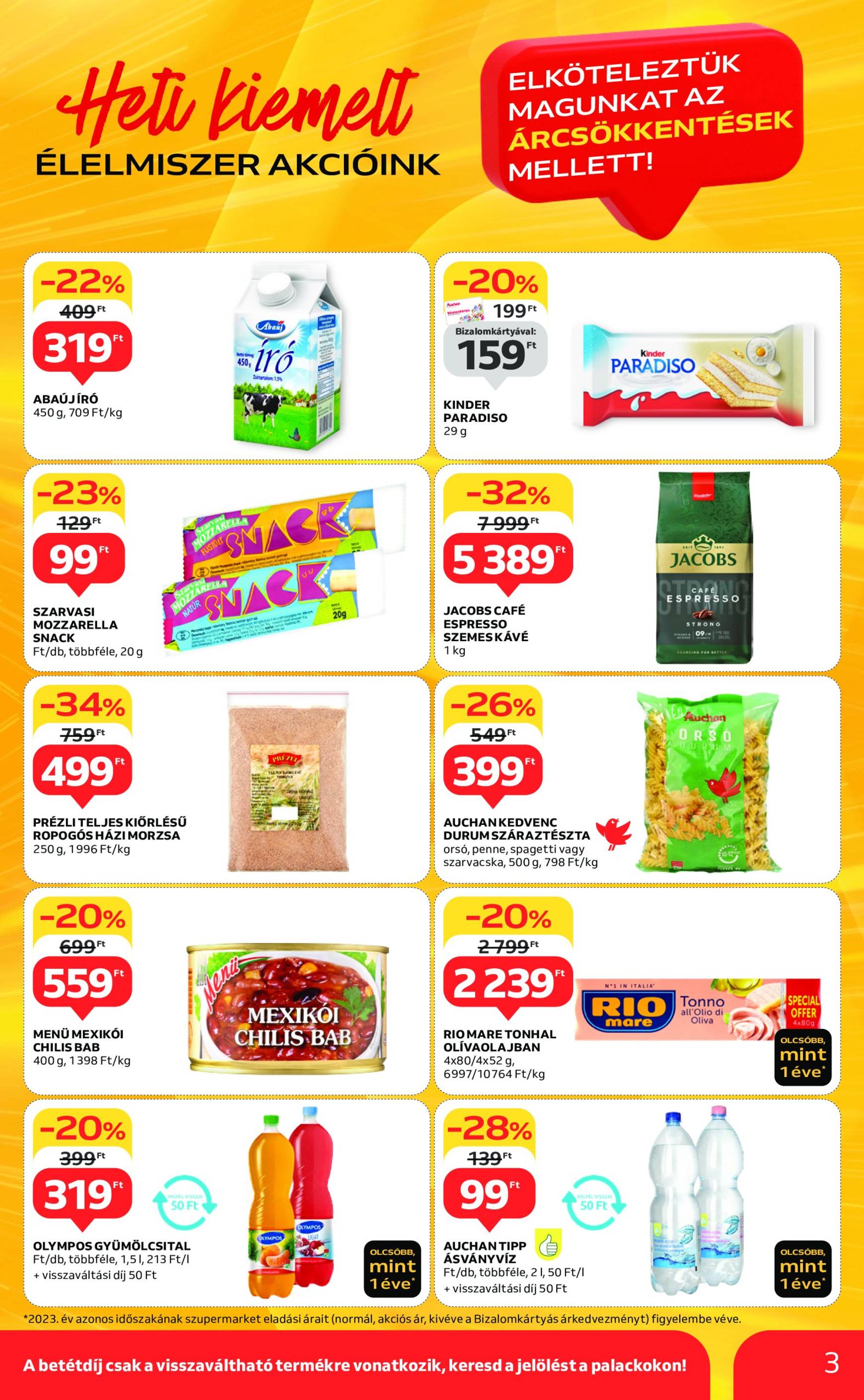 Auchan szupermarket - Black Friday akciós újság, érvényes 11.21. - 11.27. 3