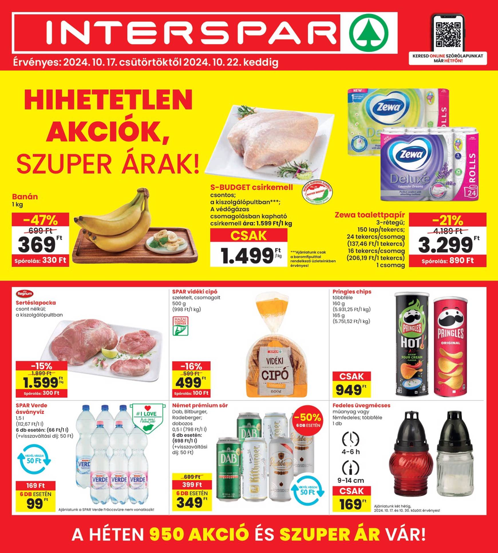 INTERSPAR akciós újság, érvényes 10.17. - 10.22.