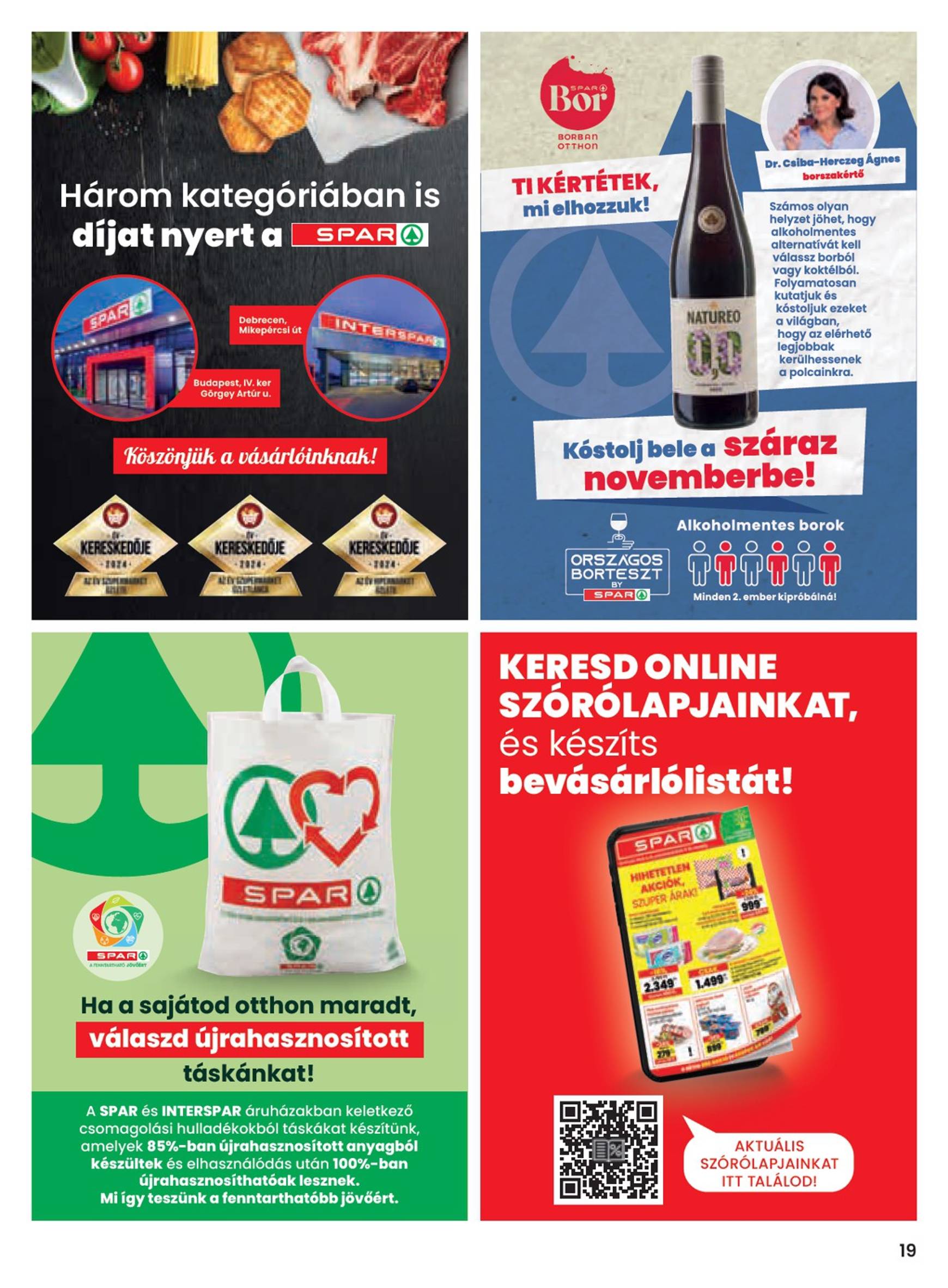 SPAR akciós újság, érvényes 11.14. - 11.20. 19