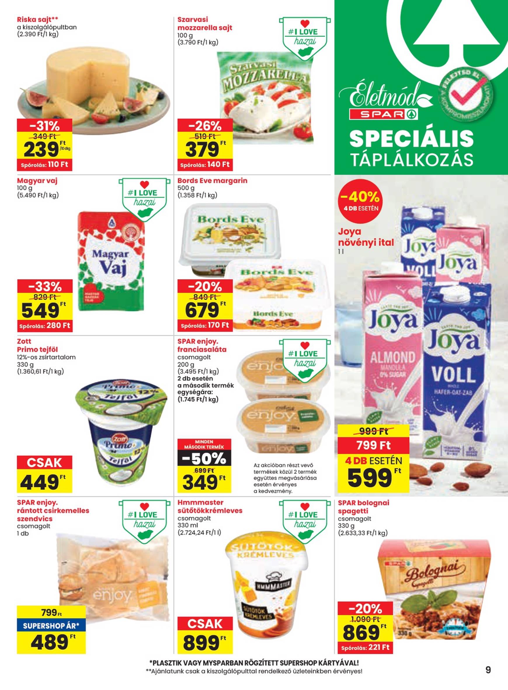 SPAR akciós újság, érvényes 11.14. - 11.20. 9