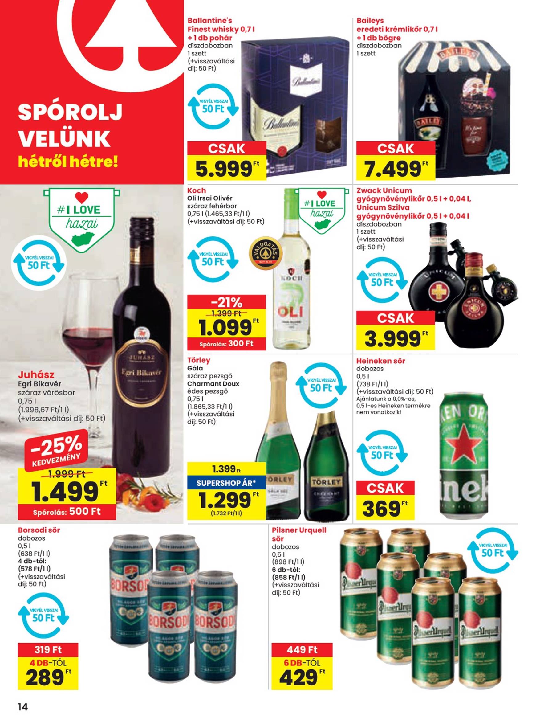 SPAR akciós újság, érvényes 11.14. - 11.20. 14