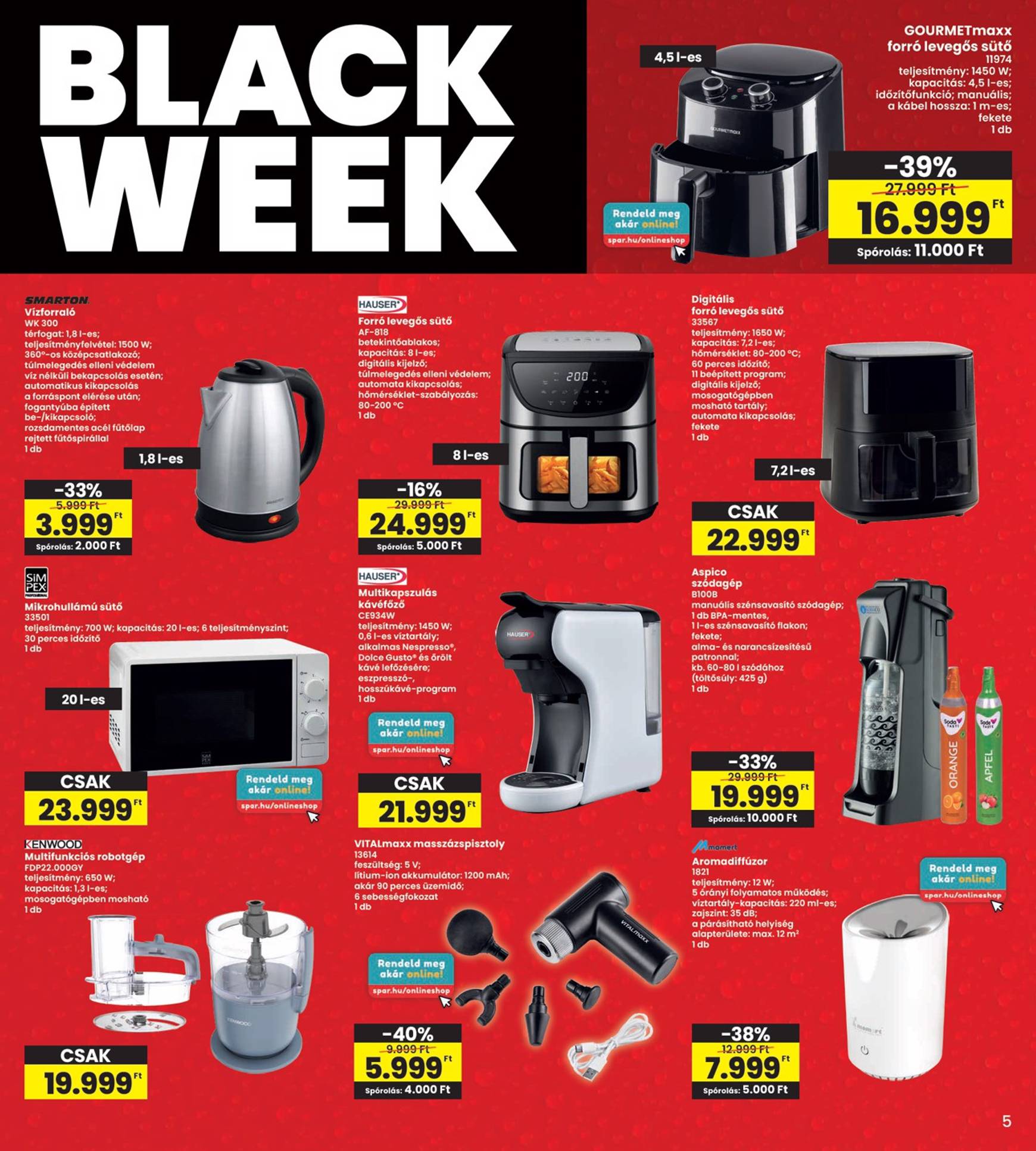 INTERSPAR - Black Week akciós újság, érvényes 11.21. - 11.27. 5