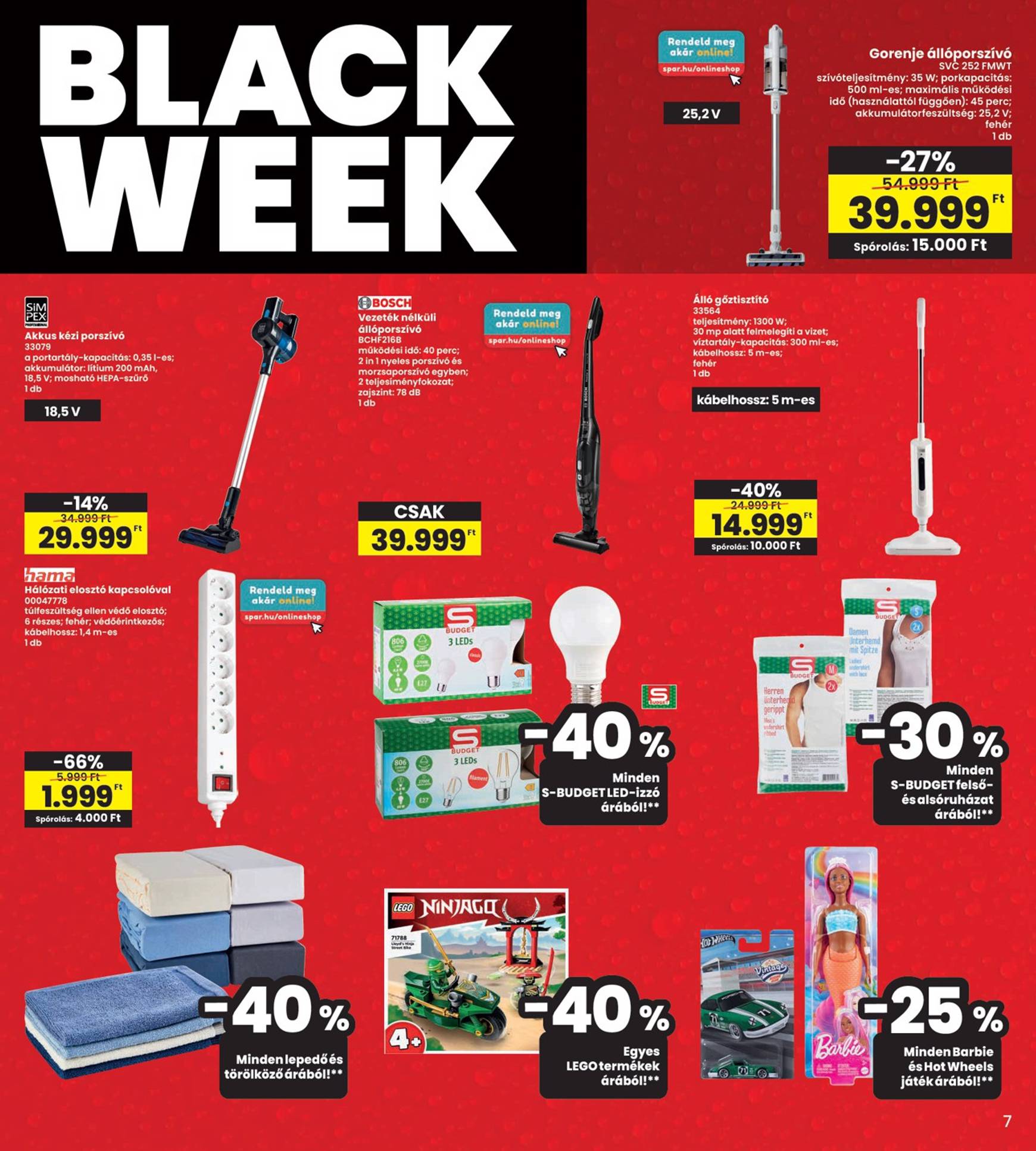 INTERSPAR - Black Week akciós újság, érvényes 11.21. - 11.27. 7