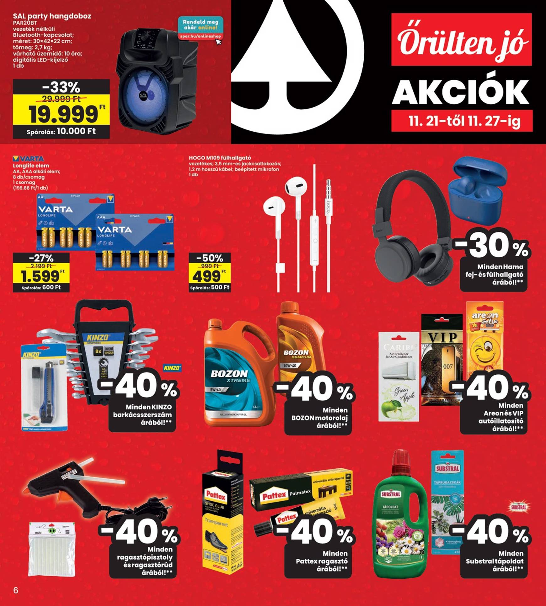 INTERSPAR - Black Week akciós újság, érvényes 11.21. - 11.27. 6