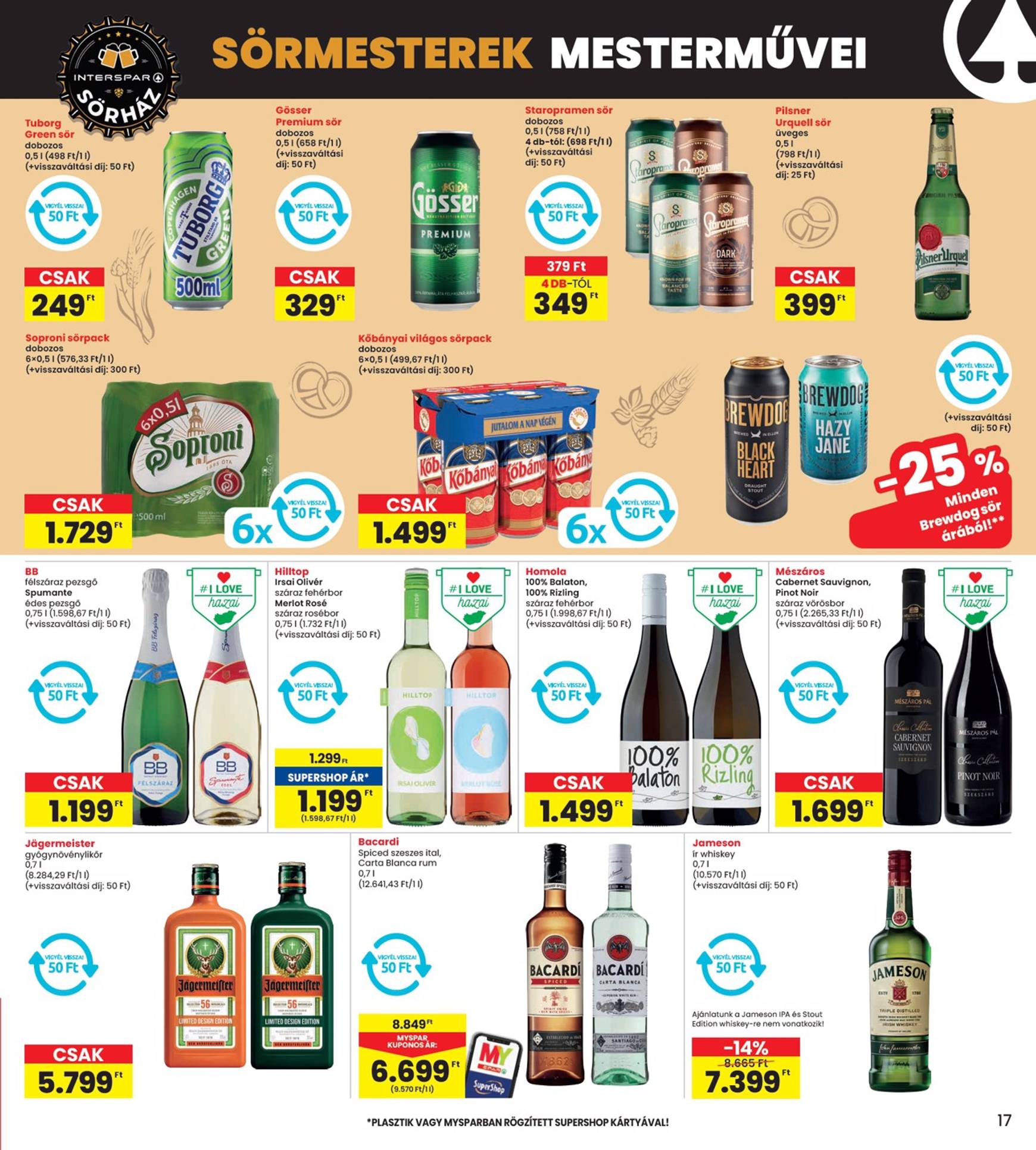 INTERSPAR - Black Week akciós újság, érvényes 11.21. - 11.27. 17