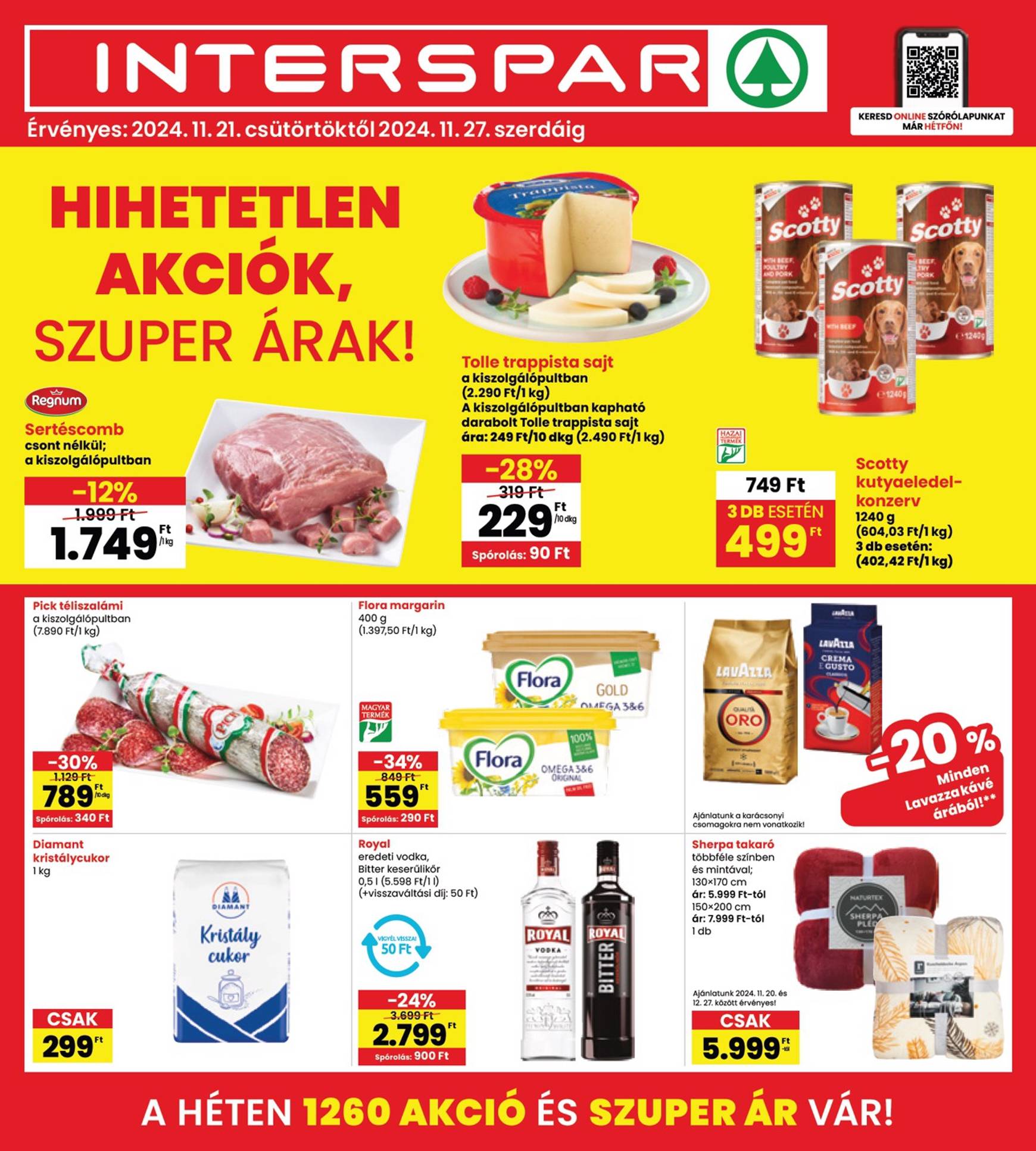 INTERSPAR - Black Week akciós újság, érvényes 11.21. - 11.27.