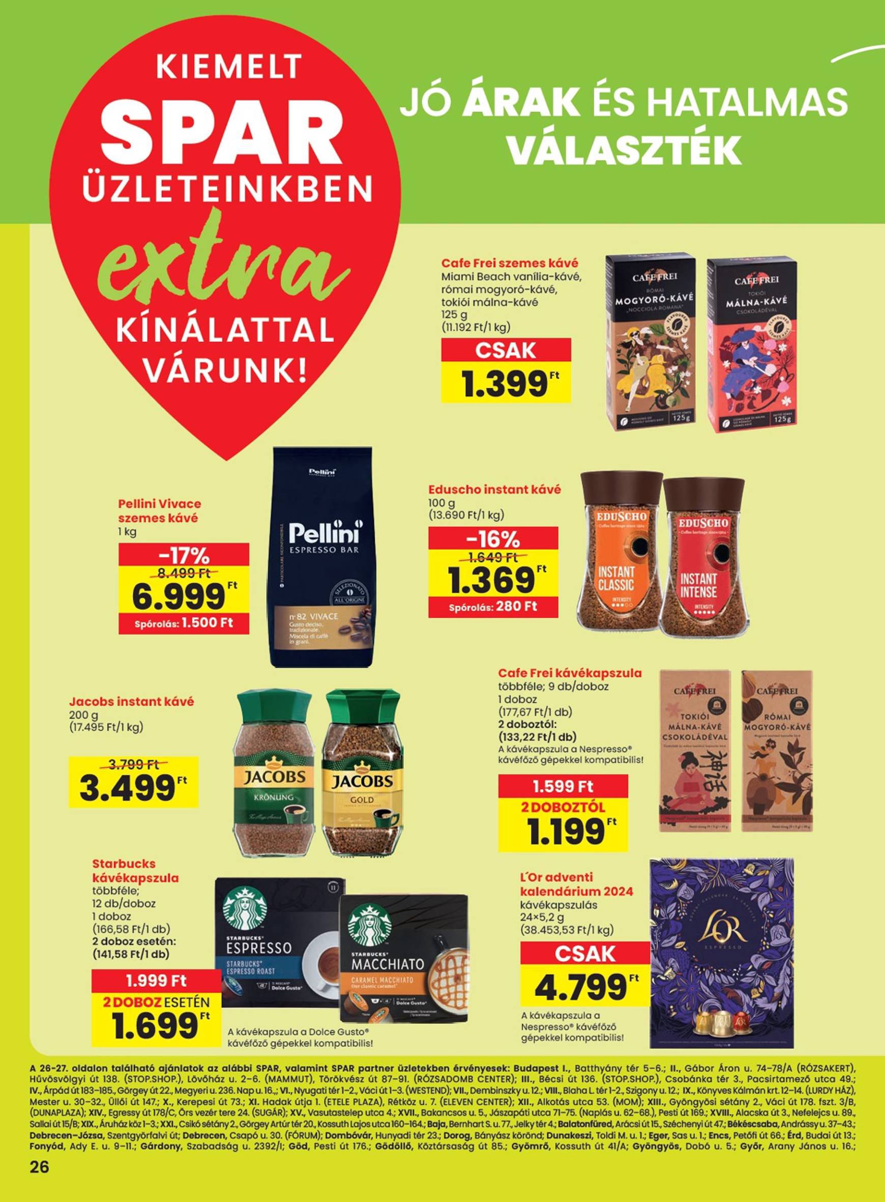 SPAR - Extra akciós újság, érvényes 11.21. - 11.27. 7