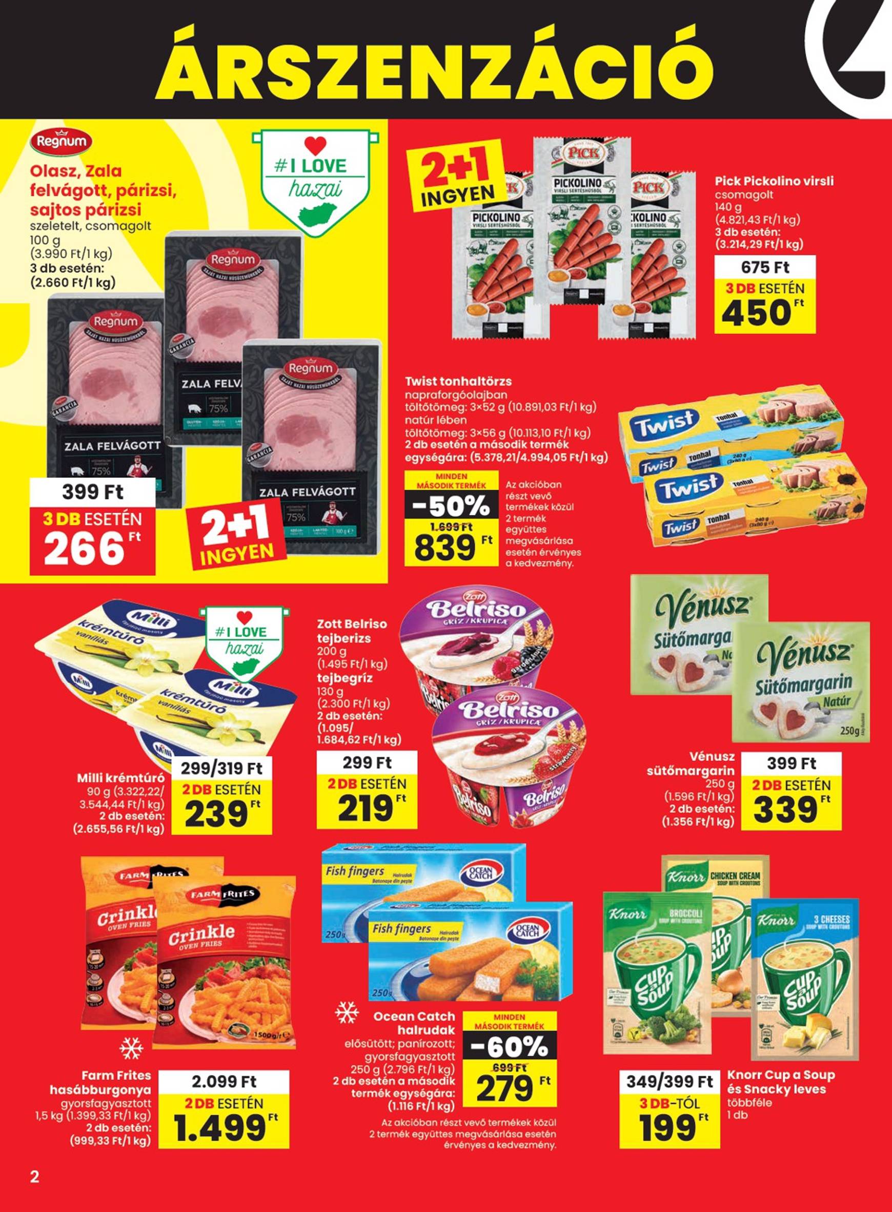 SPAR akciós újság, érvényes 11.21. - 11.27. 2