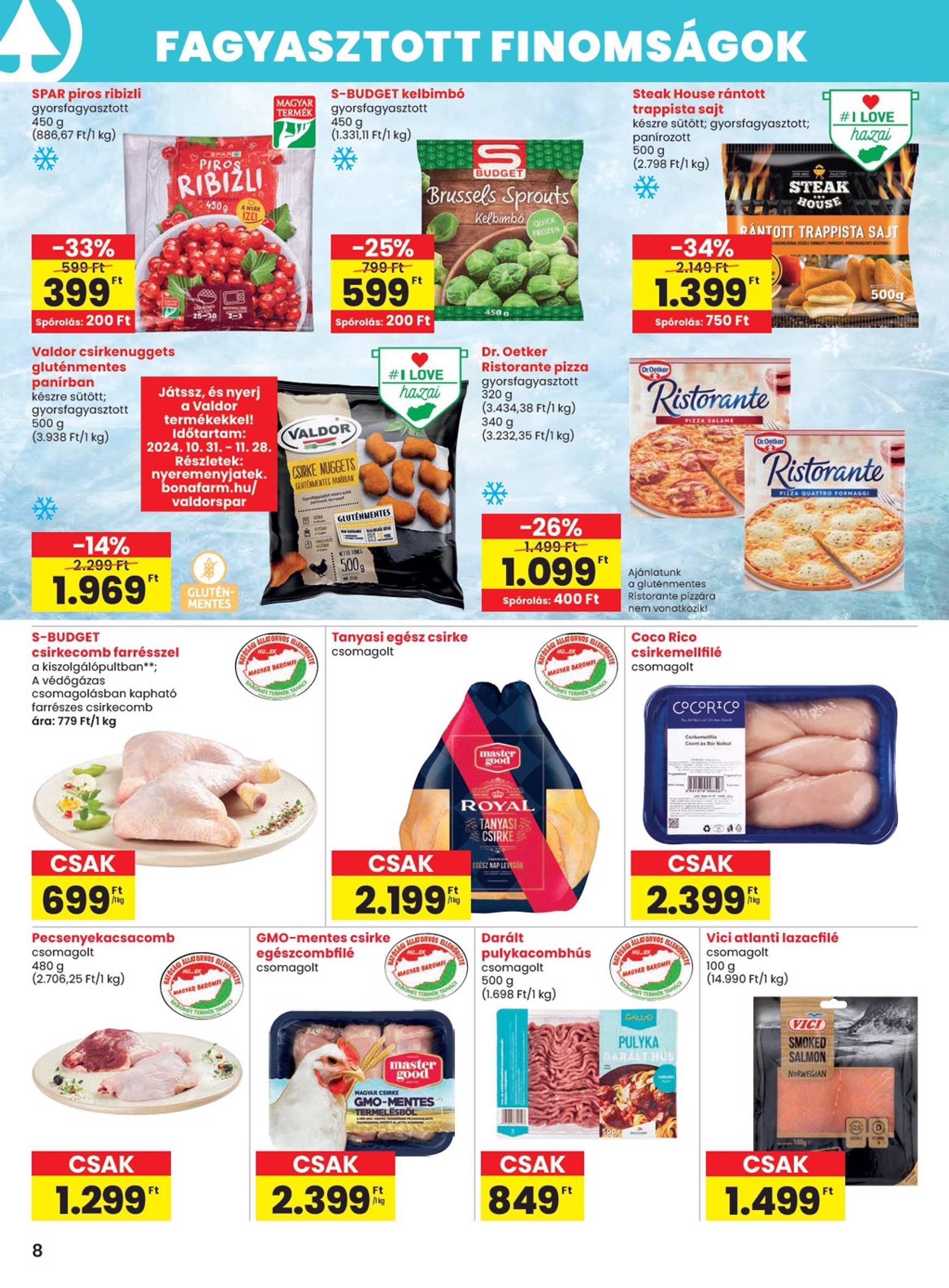 SPAR akciós újság, érvényes 11.21. - 11.27. 8