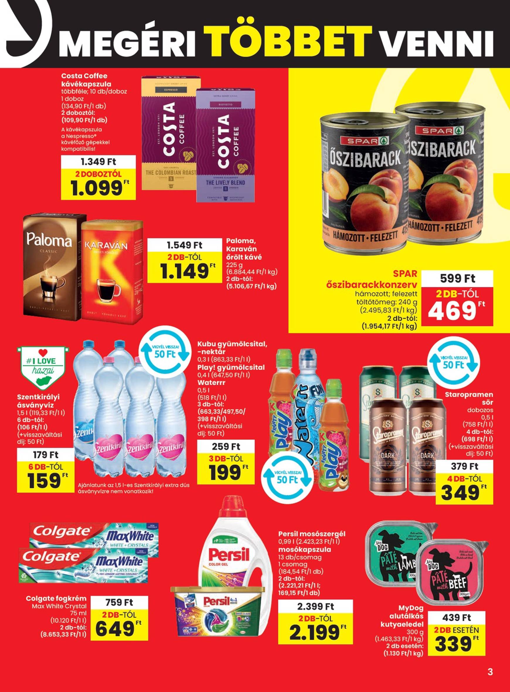 SPAR akciós újság, érvényes 11.21. - 11.27. 3