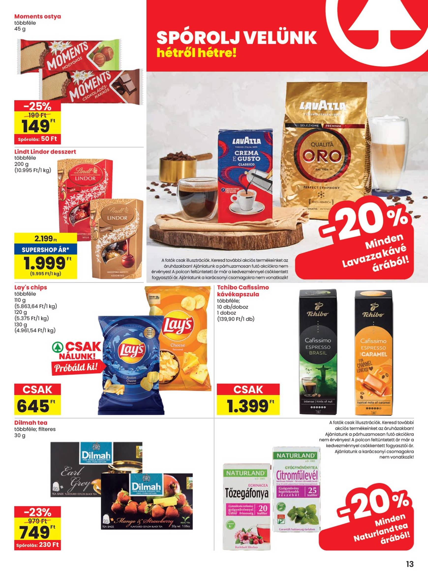 SPAR akciós újság, érvényes 11.21. - 11.27. 13