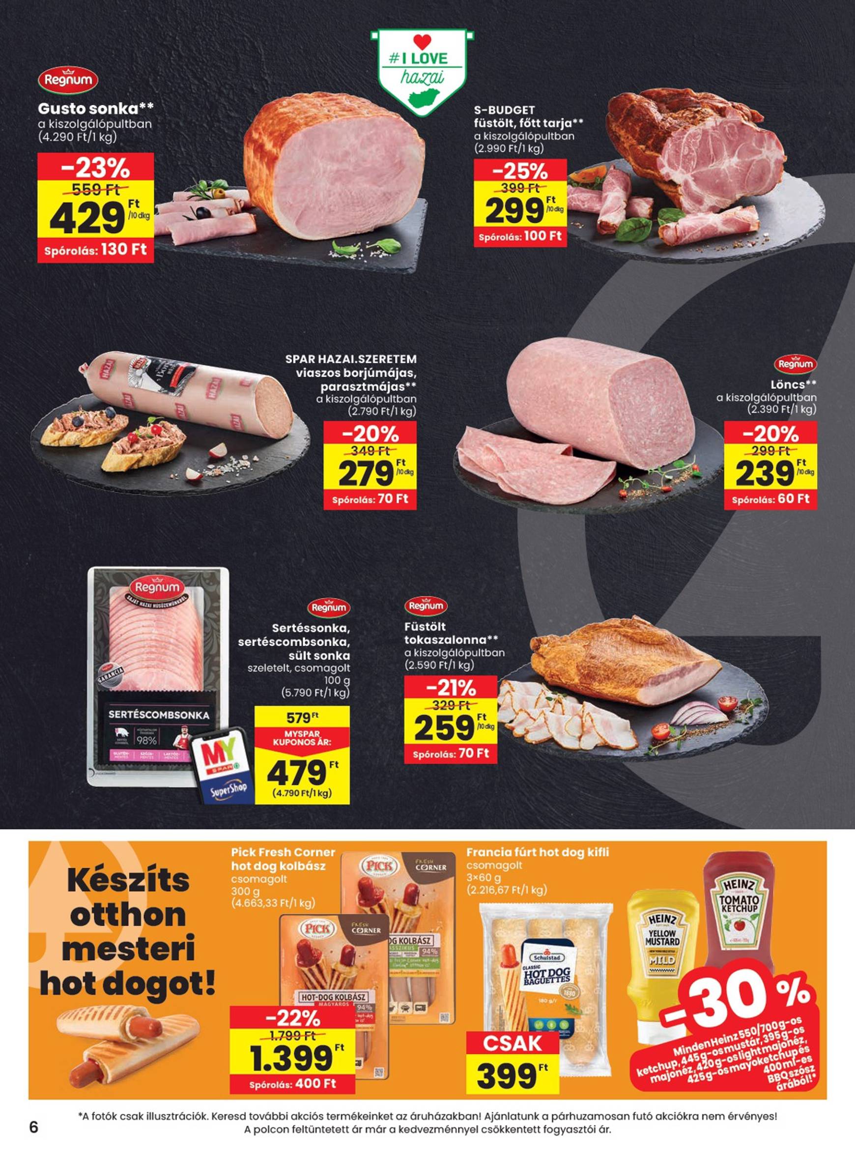 SPAR akciós újság, érvényes 11.21. - 11.27. 6