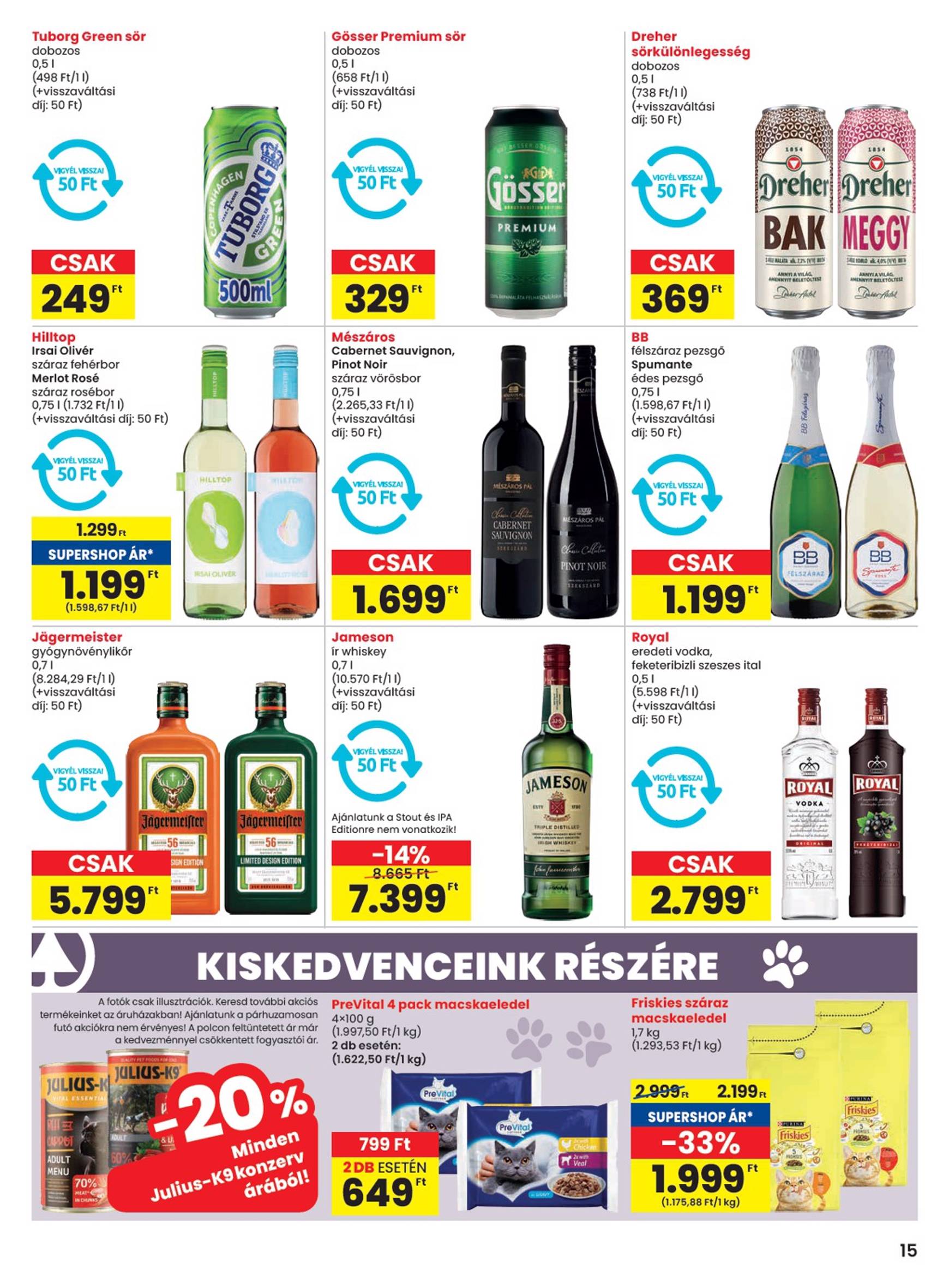 SPAR akciós újság, érvényes 11.21. - 11.27. 15