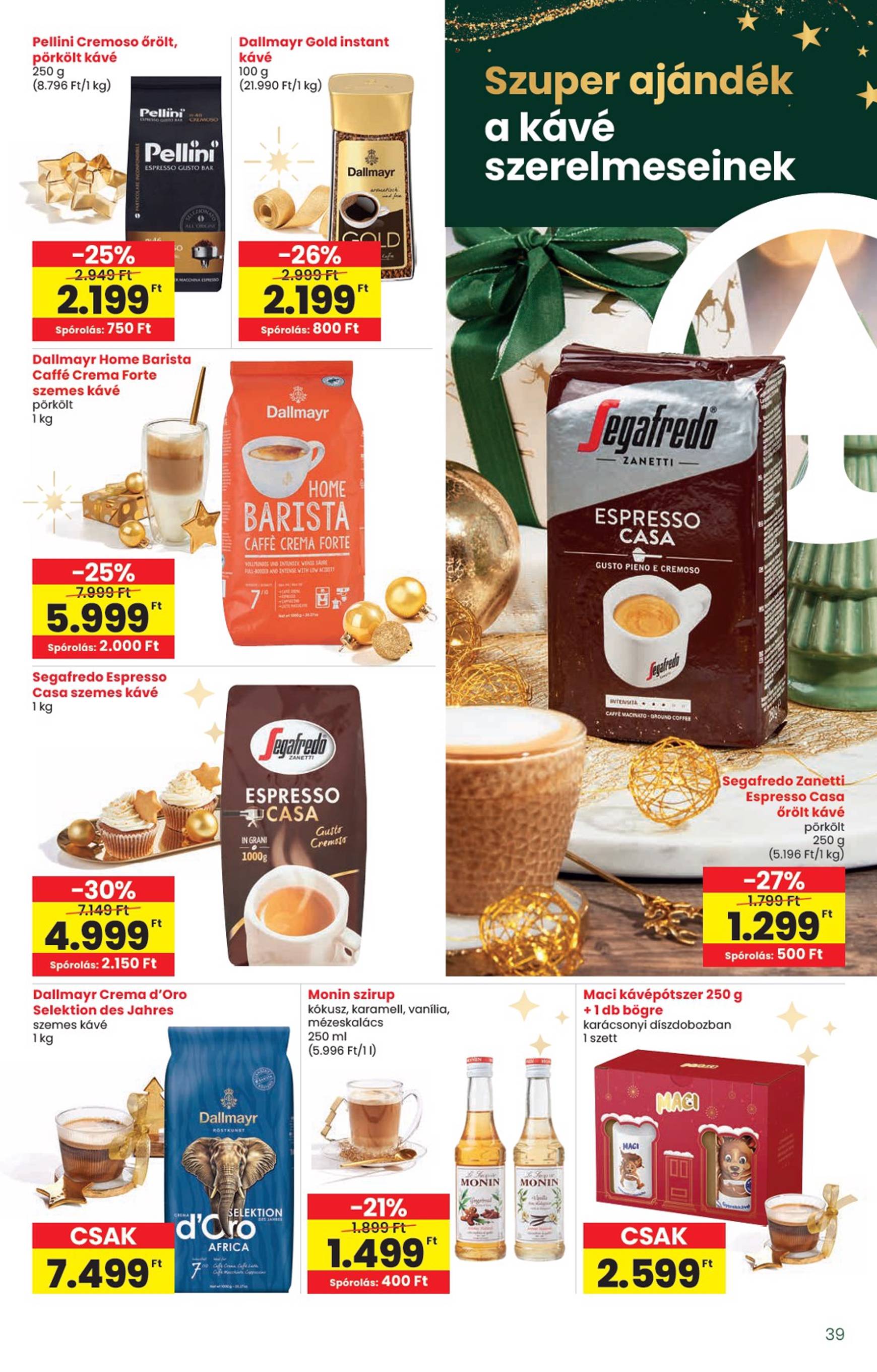 INTERSPAR - Ajándék katalógus akciós újság, érvényes 11.20. - 12.27. 39