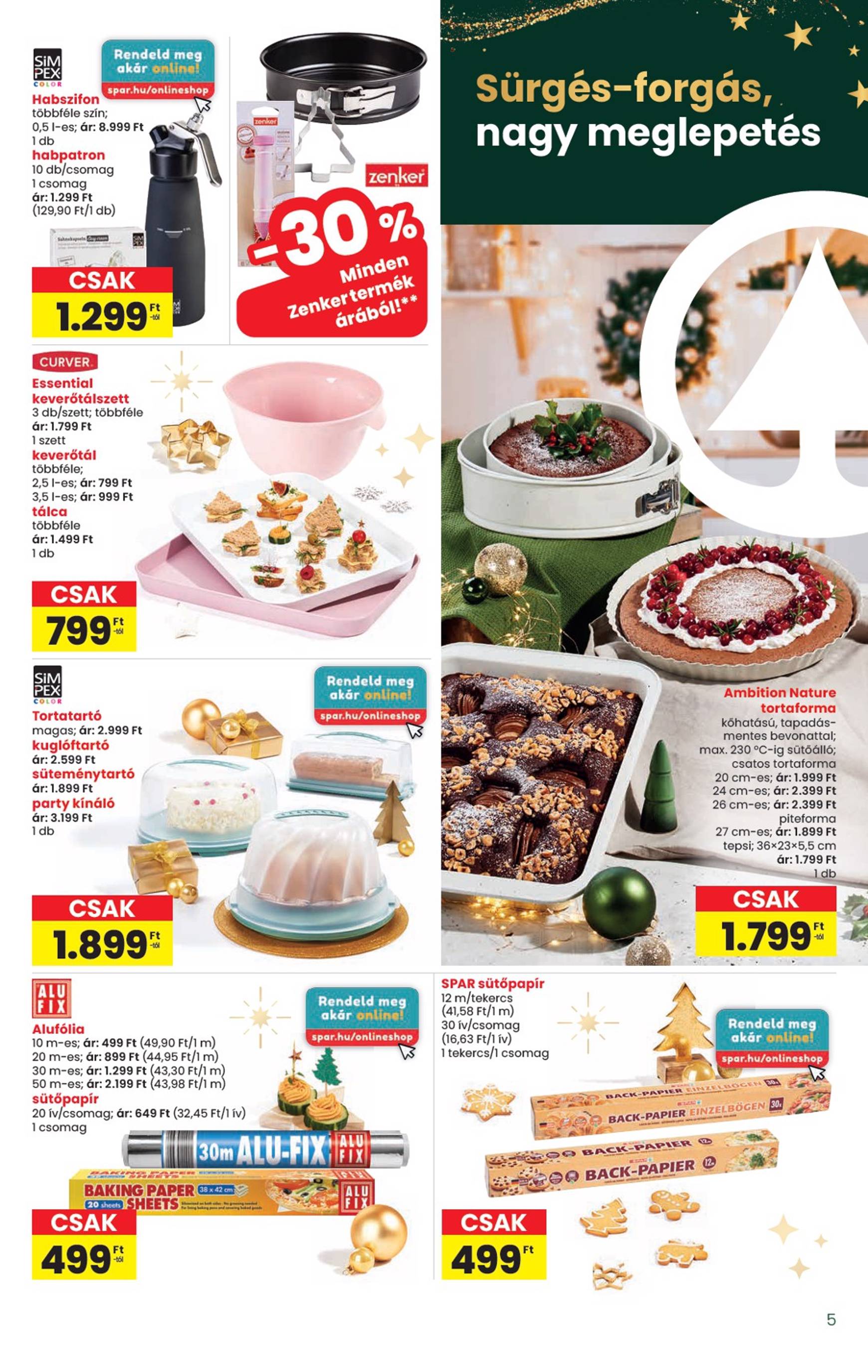 INTERSPAR - Ajándék katalógus akciós újság, érvényes 11.20. - 12.27. 5