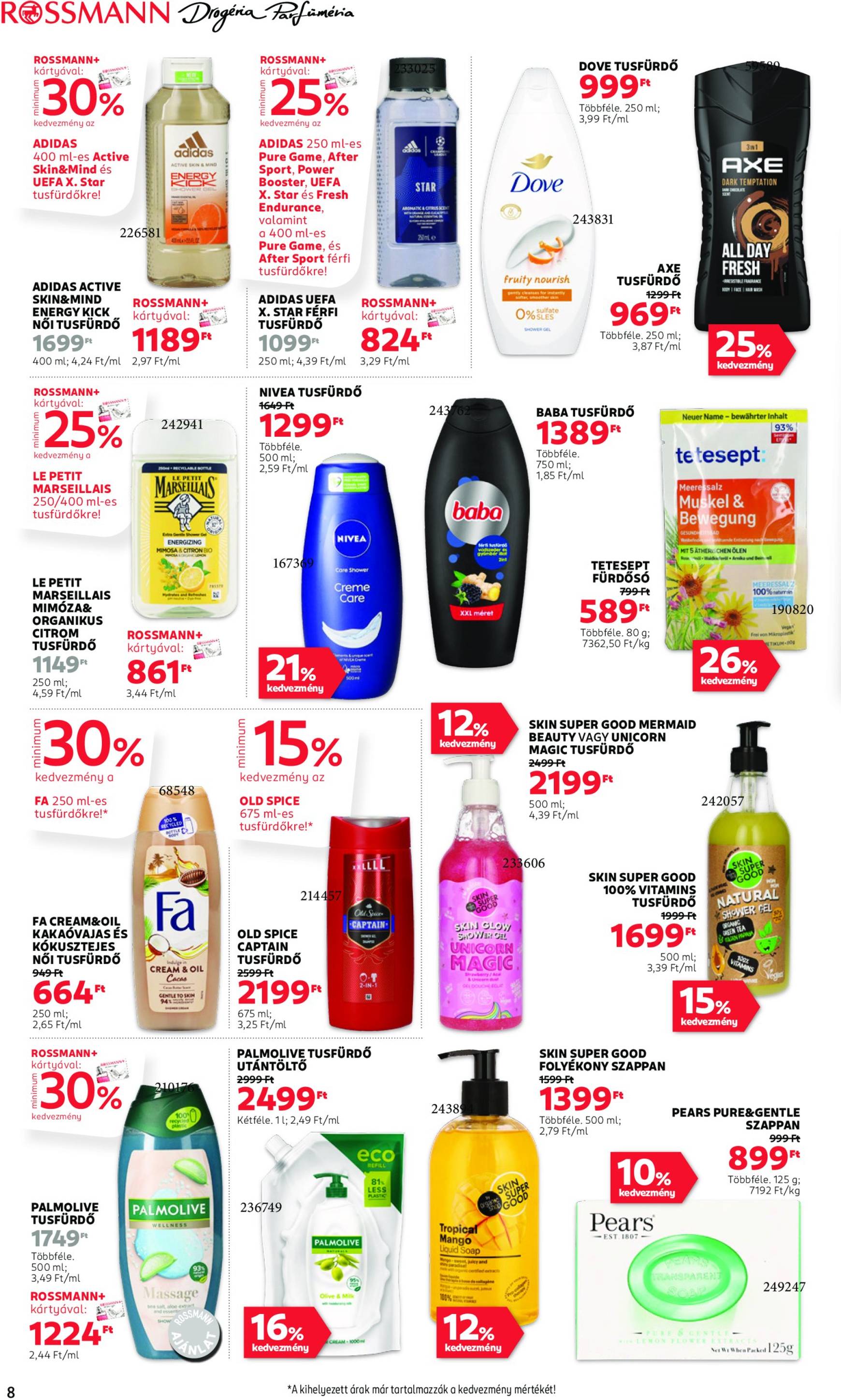 Rossmann akciós újság, érvényes 10.21. - 11.01. 8