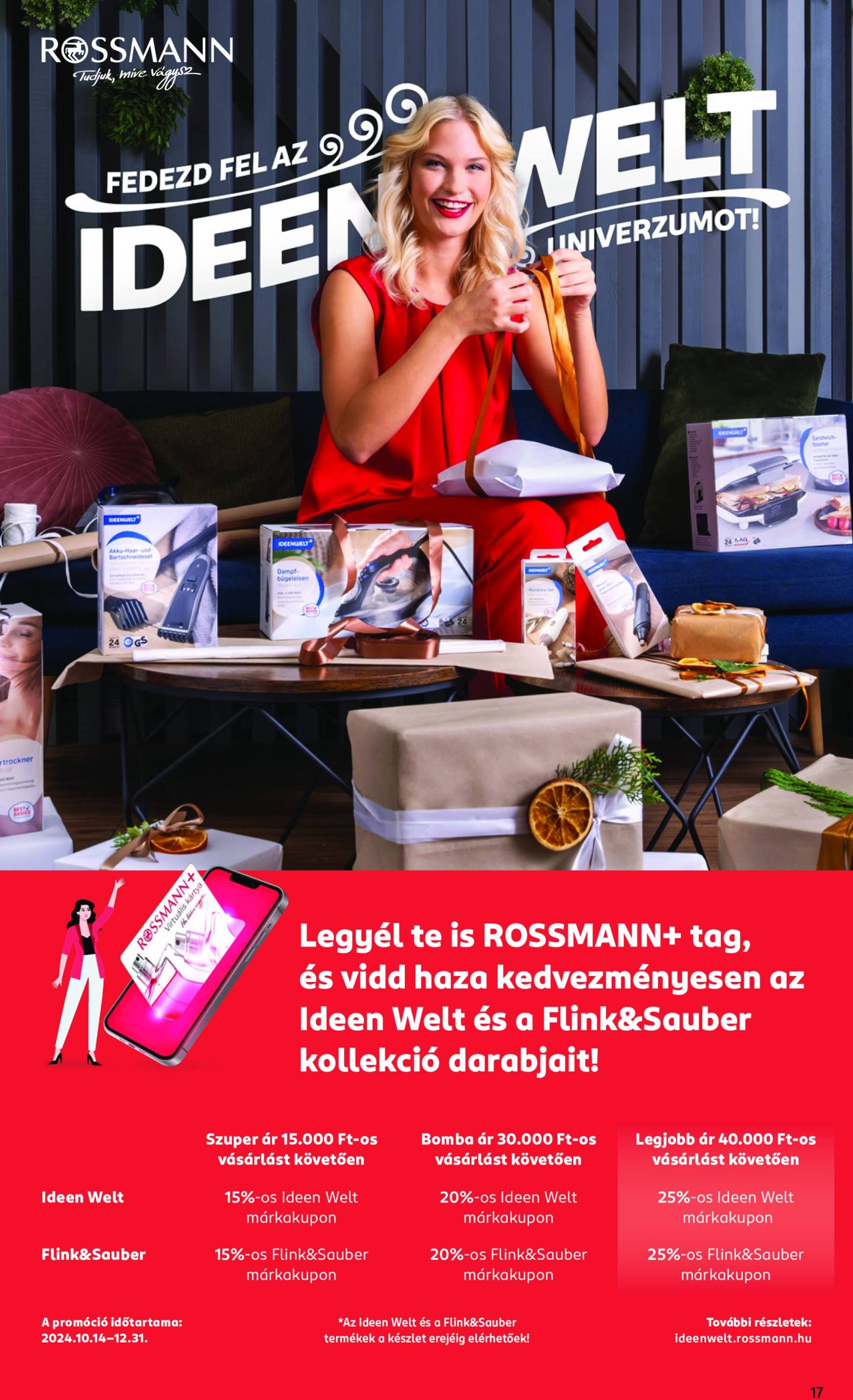 Rossmann akciós újság, érvényes 10.21. - 11.01. 19