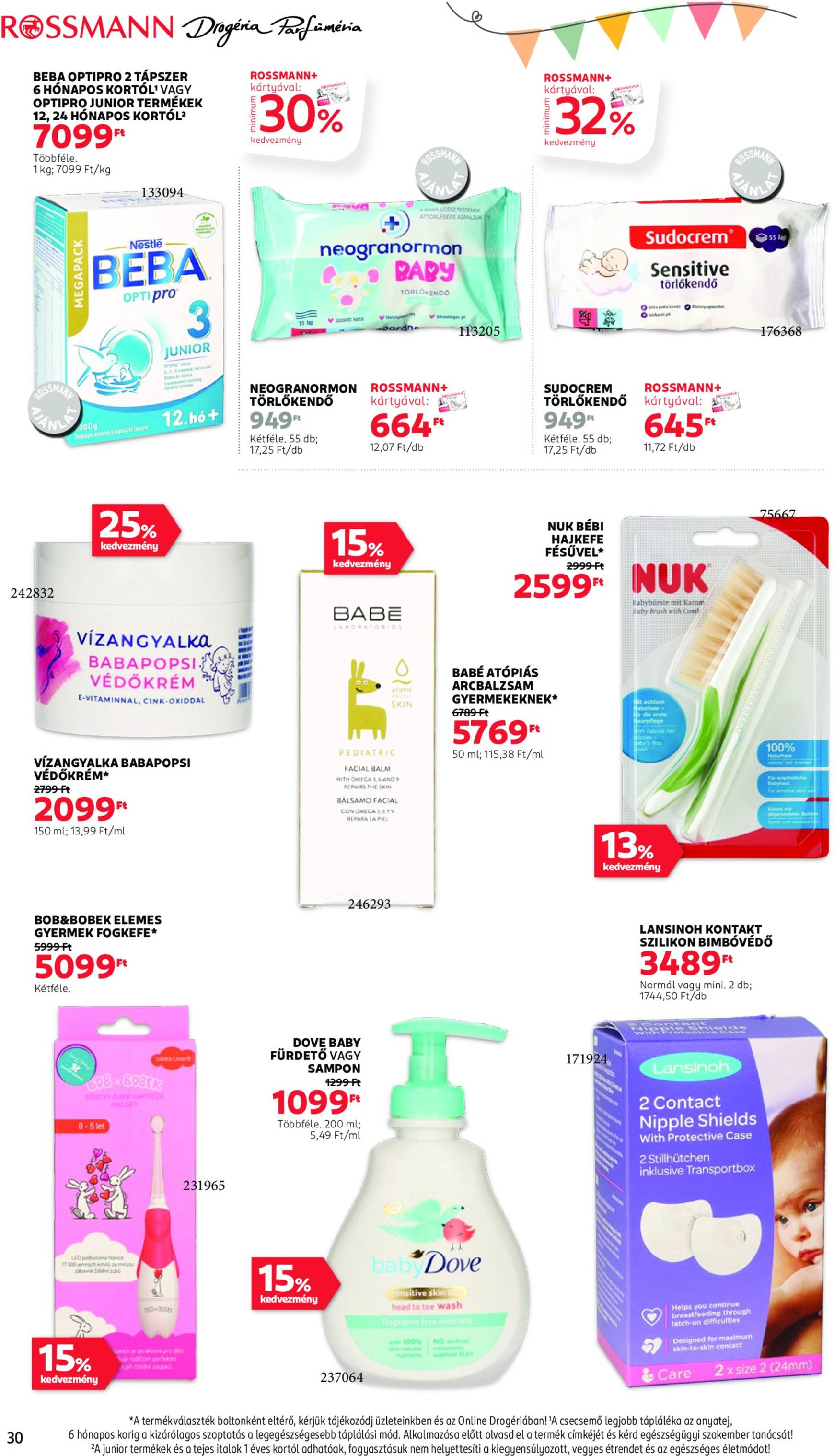 Rossmann akciós újság, érvényes 10.21. - 11.01. 32