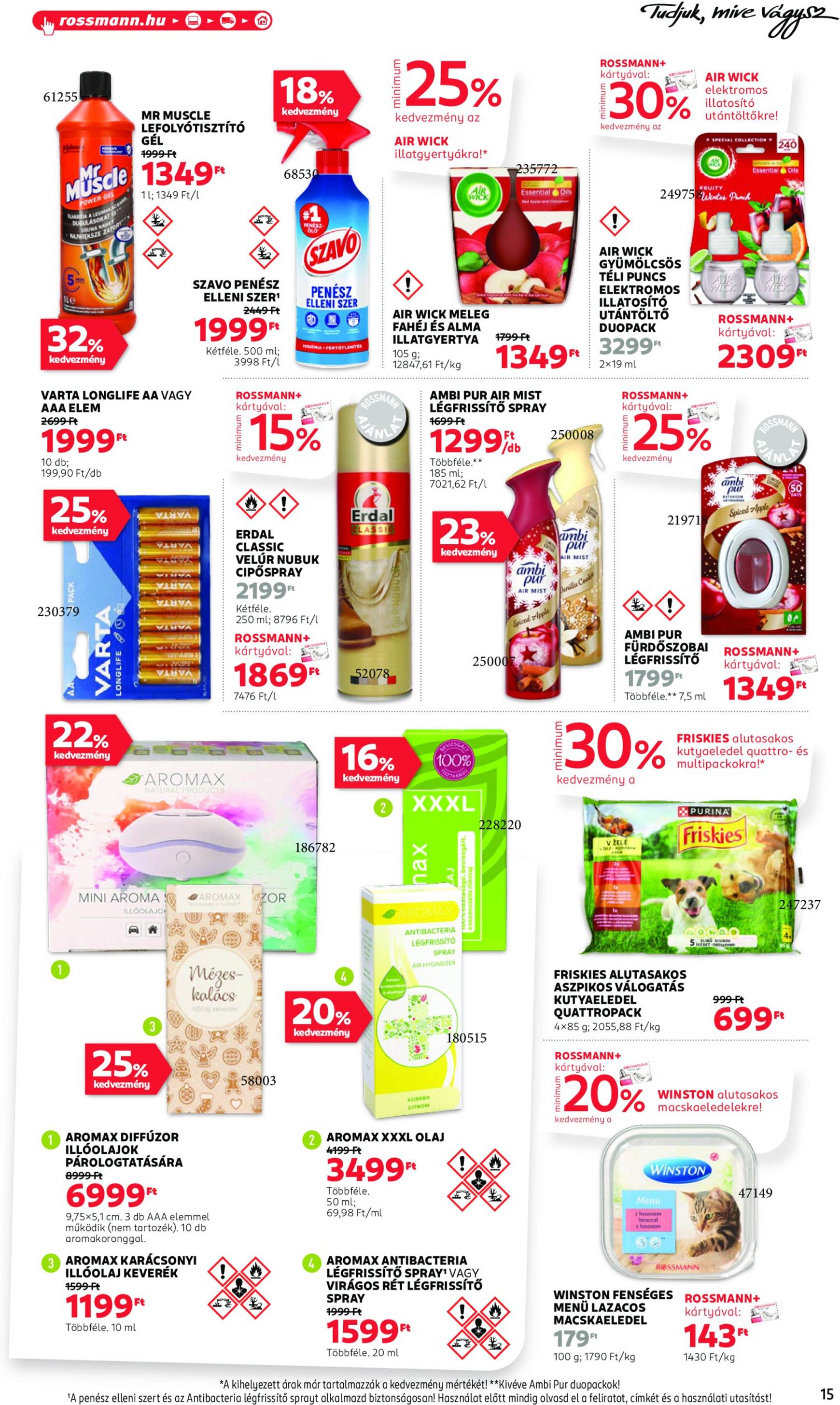 Rossmann akciós újság, érvényes 10.21. - 11.01. 17