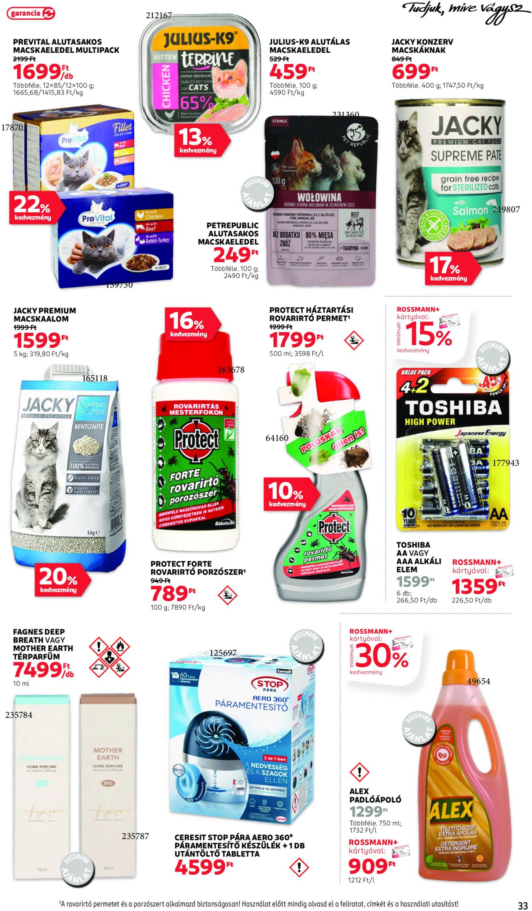 Rossmann akciós újság, érvényes 10.21. - 11.01. 35