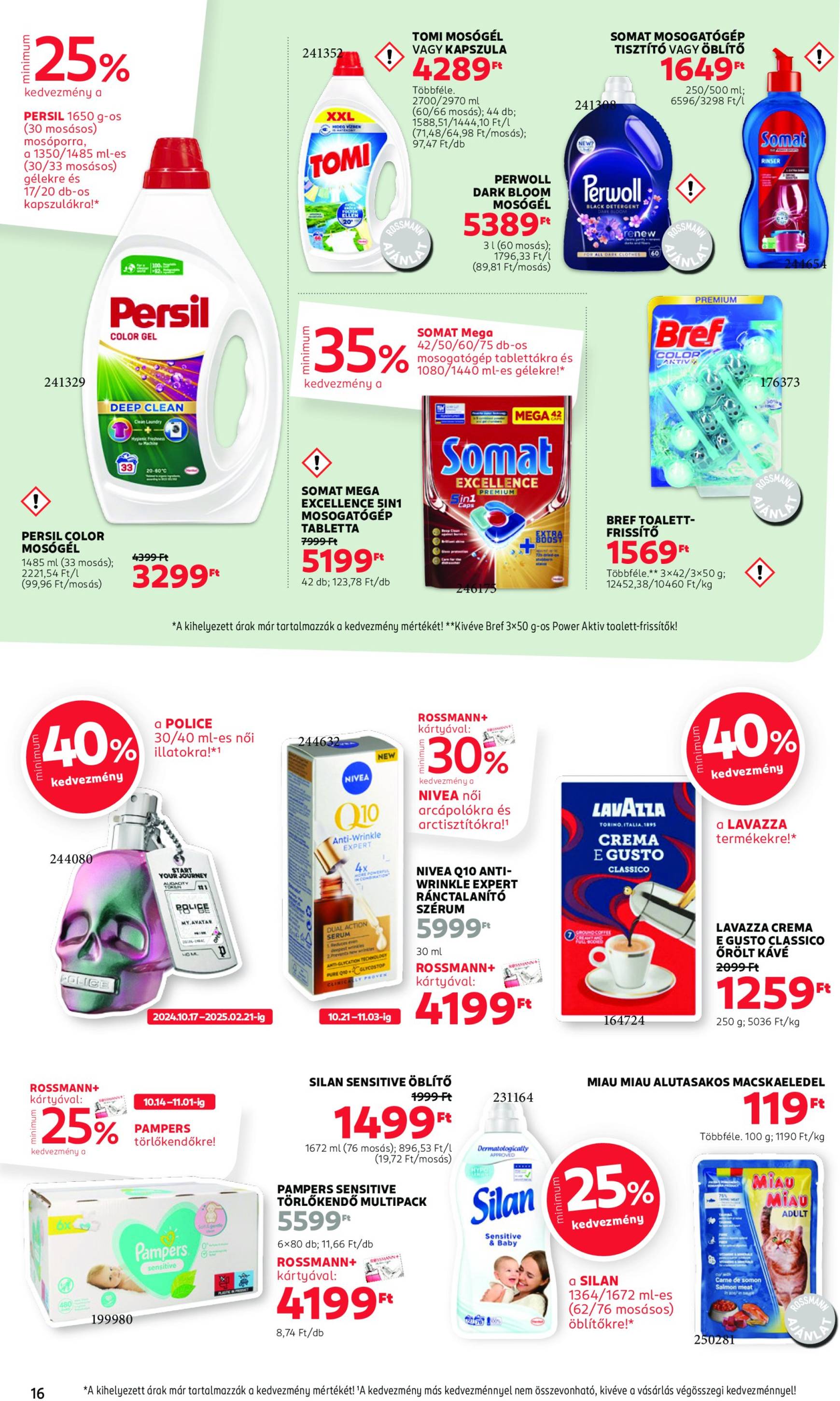 Rossmann akciós újság, érvényes 10.21. - 11.01. 18