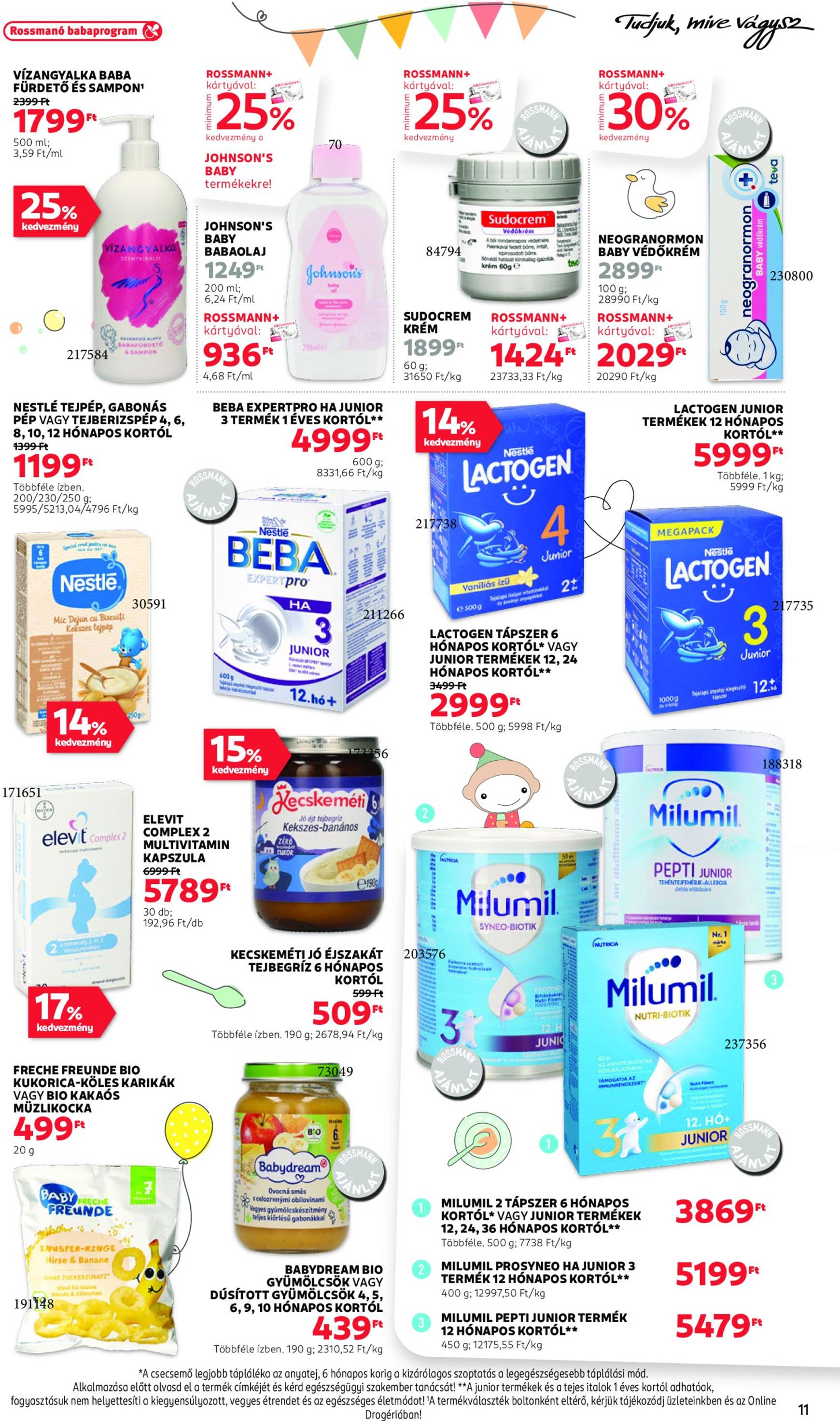 Rossmann akciós újság, érvényes 10.21. - 11.01. 11