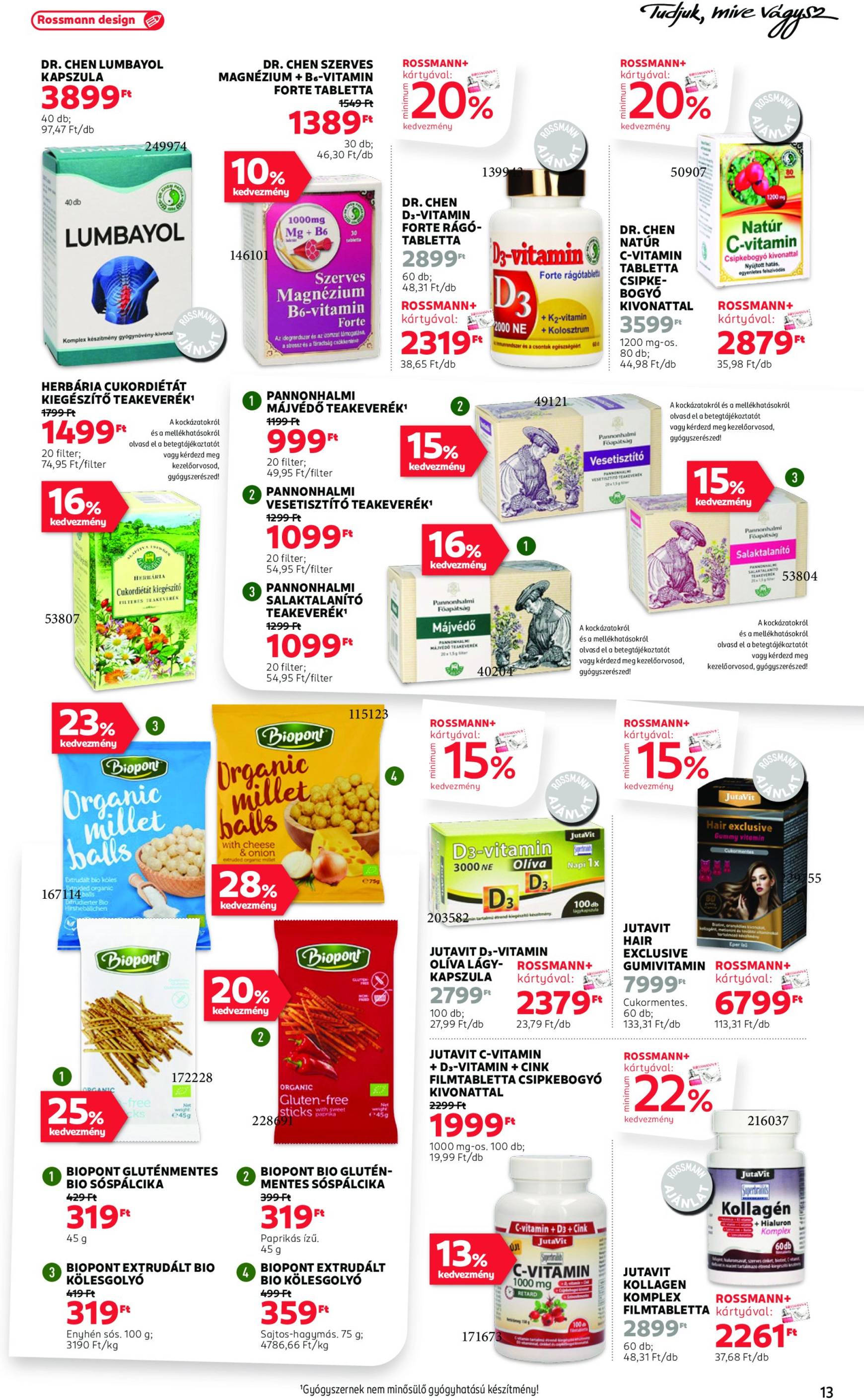 Rossmann akciós újság, érvényes 10.21. - 11.01. 15