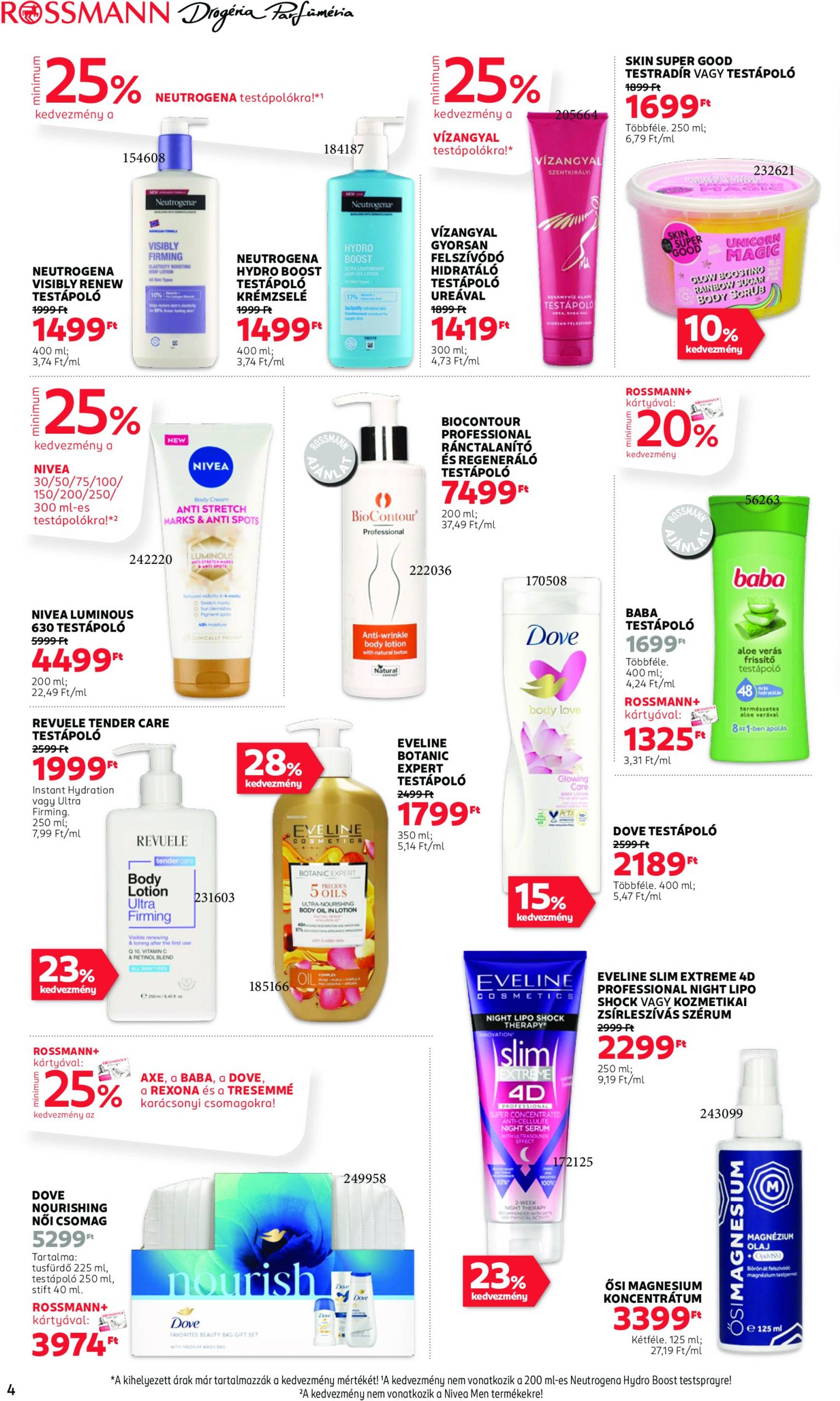 Rossmann akciós újság, érvényes 10.21. - 11.01. 4