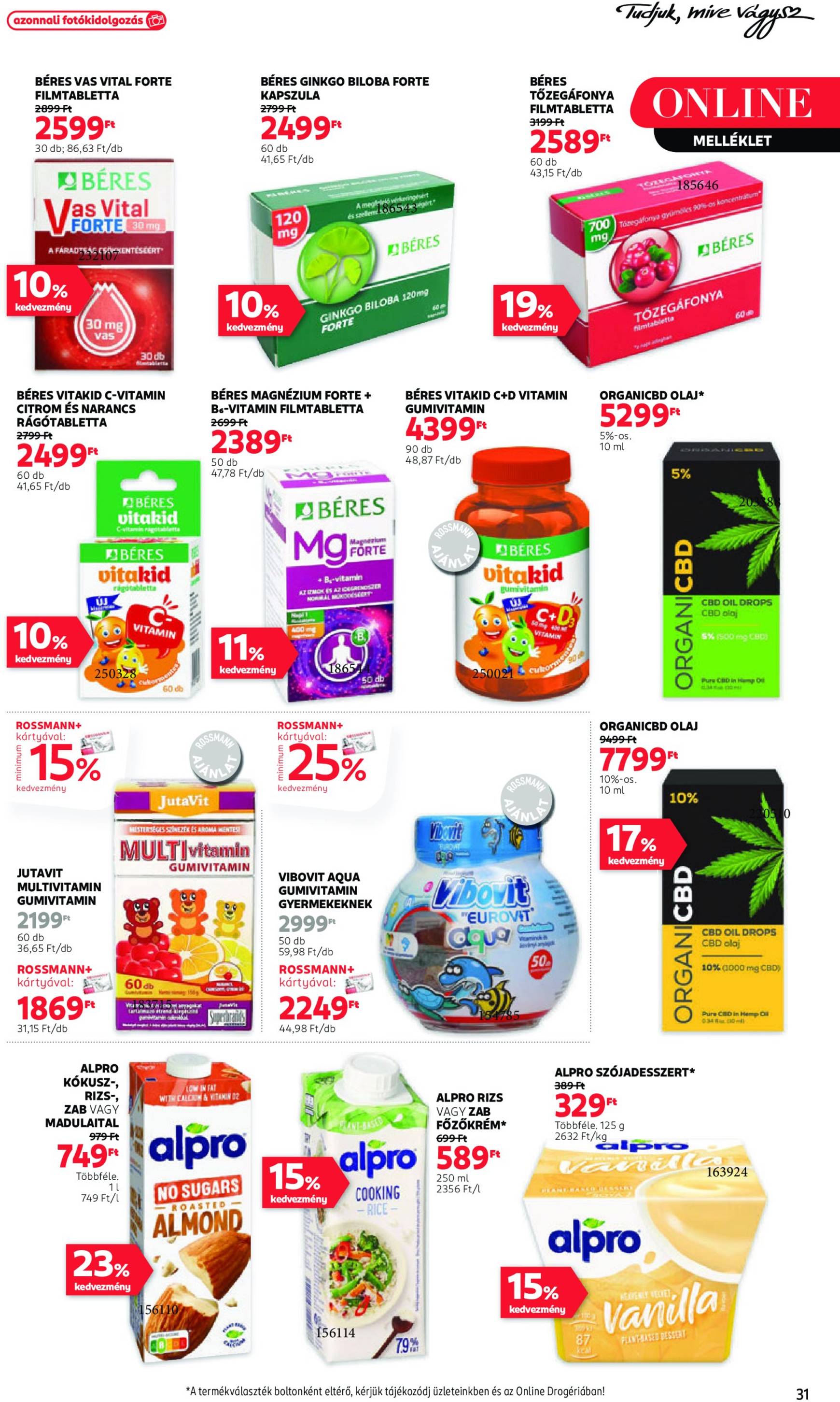 Rossmann akciós újság, érvényes 11.04. - 11.15. 33