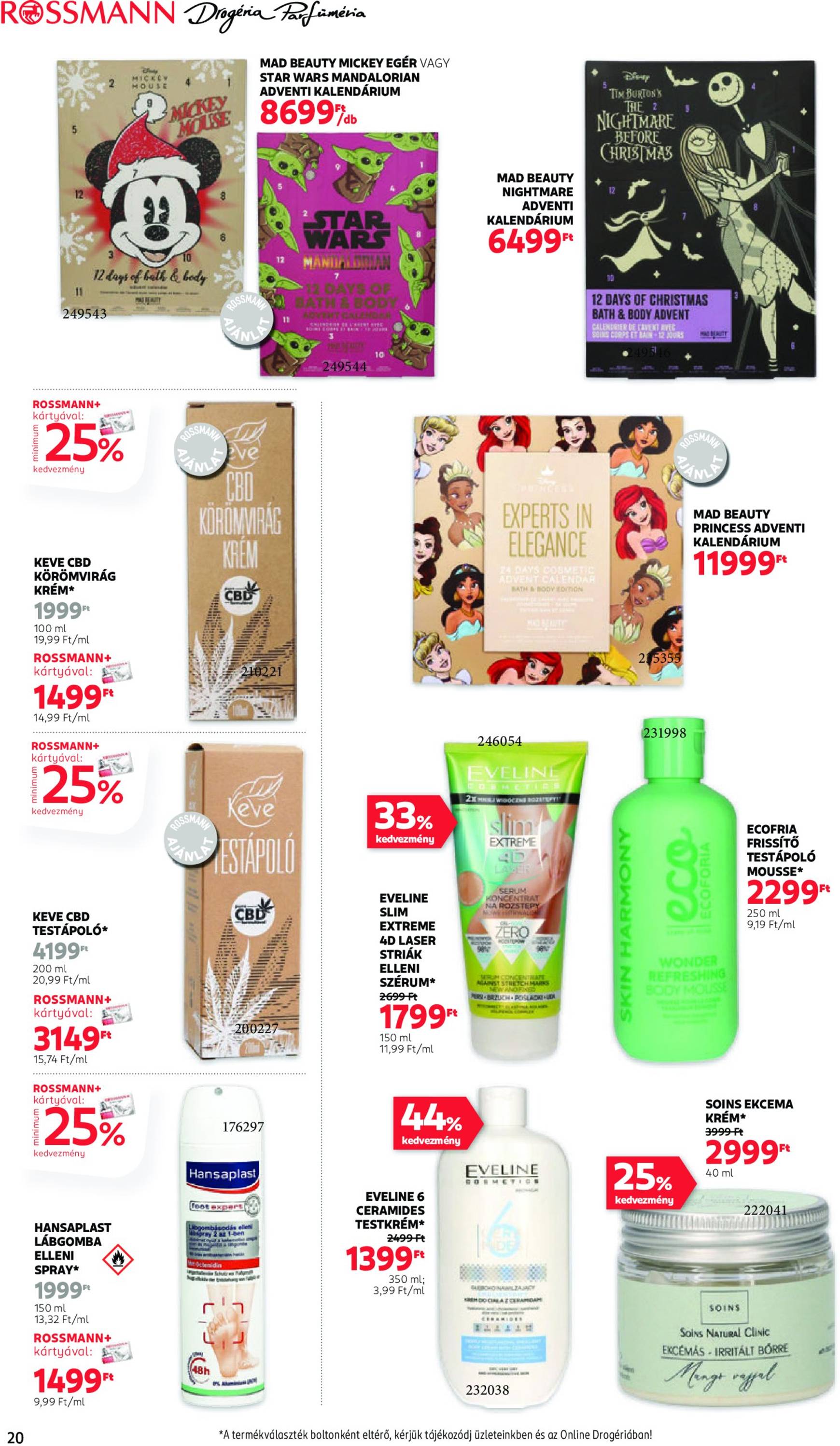 Rossmann akciós újság, érvényes 11.04. - 11.15. 22