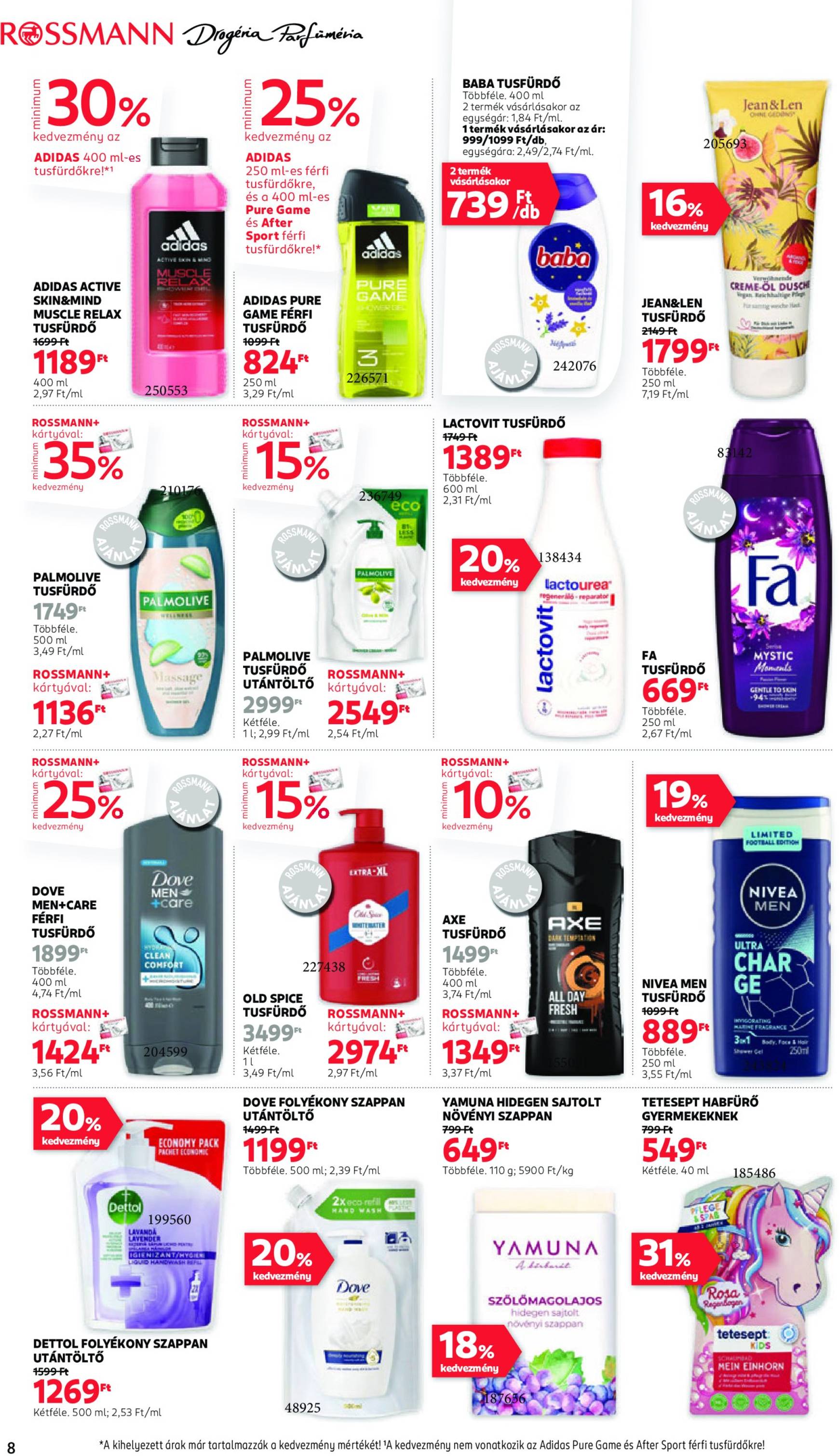 Rossmann akciós újság, érvényes 11.04. - 11.15. 8