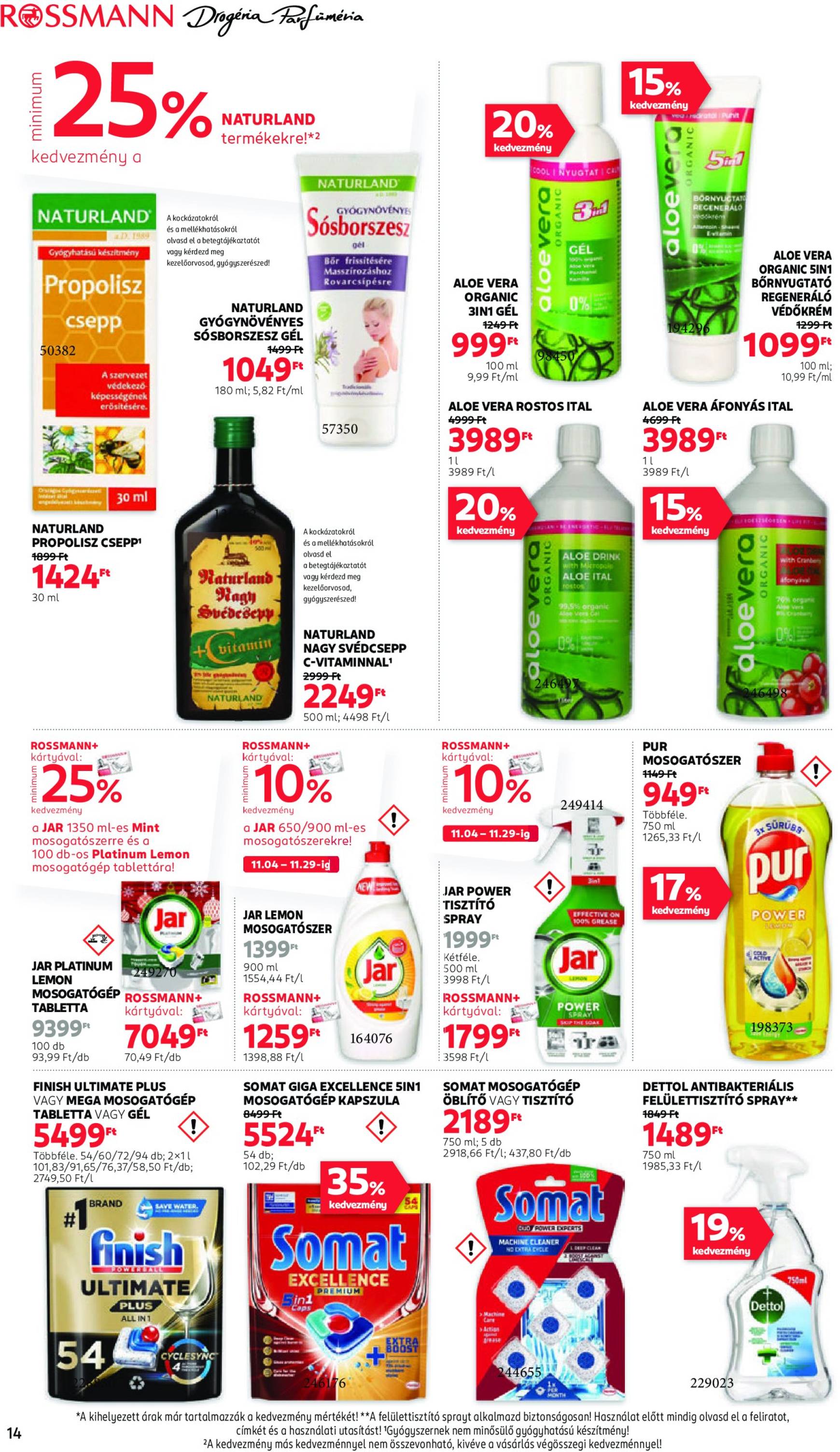 Rossmann akciós újság, érvényes 11.04. - 11.15. 16