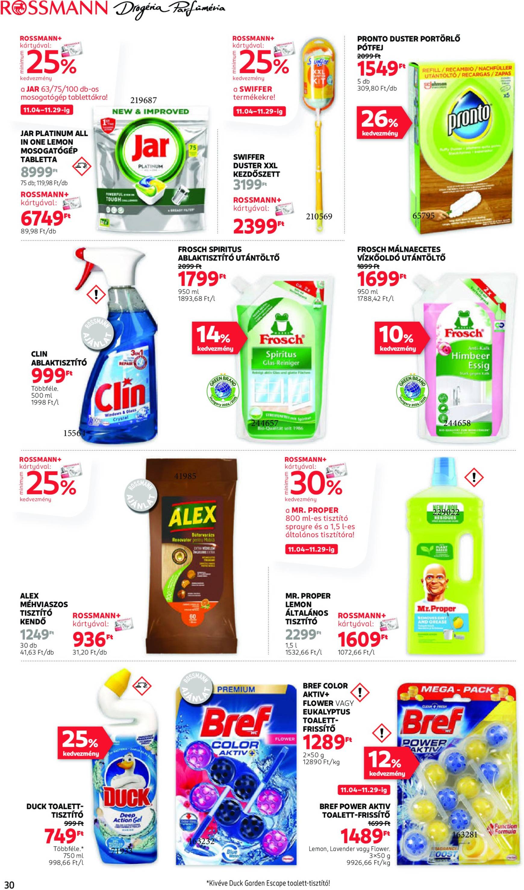 Rossmann akciós újság, érvényes 11.04. - 11.15. 32