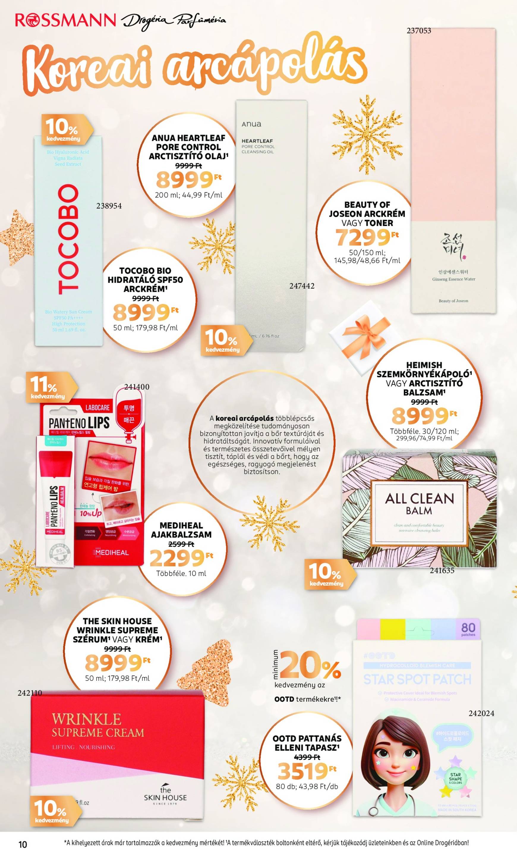 Rossmann akciós újság, érvényes 11.07. - 12.31. 14