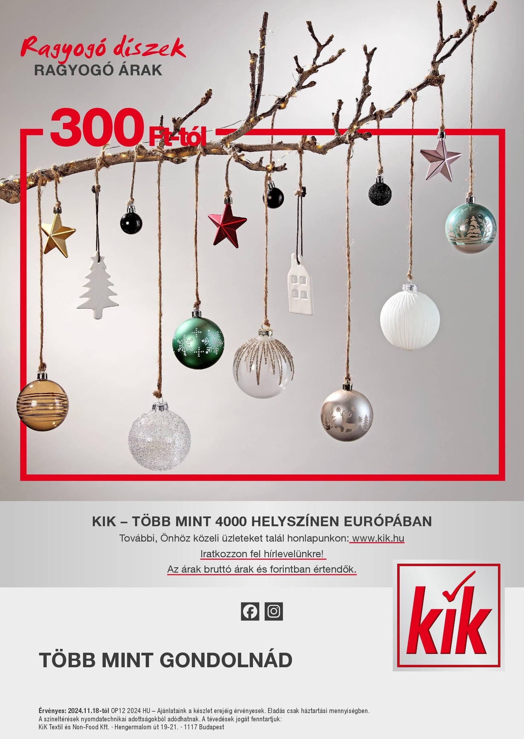 KiK - Black Friday akciós újság, érvényes 11.18. - 12.01. 20