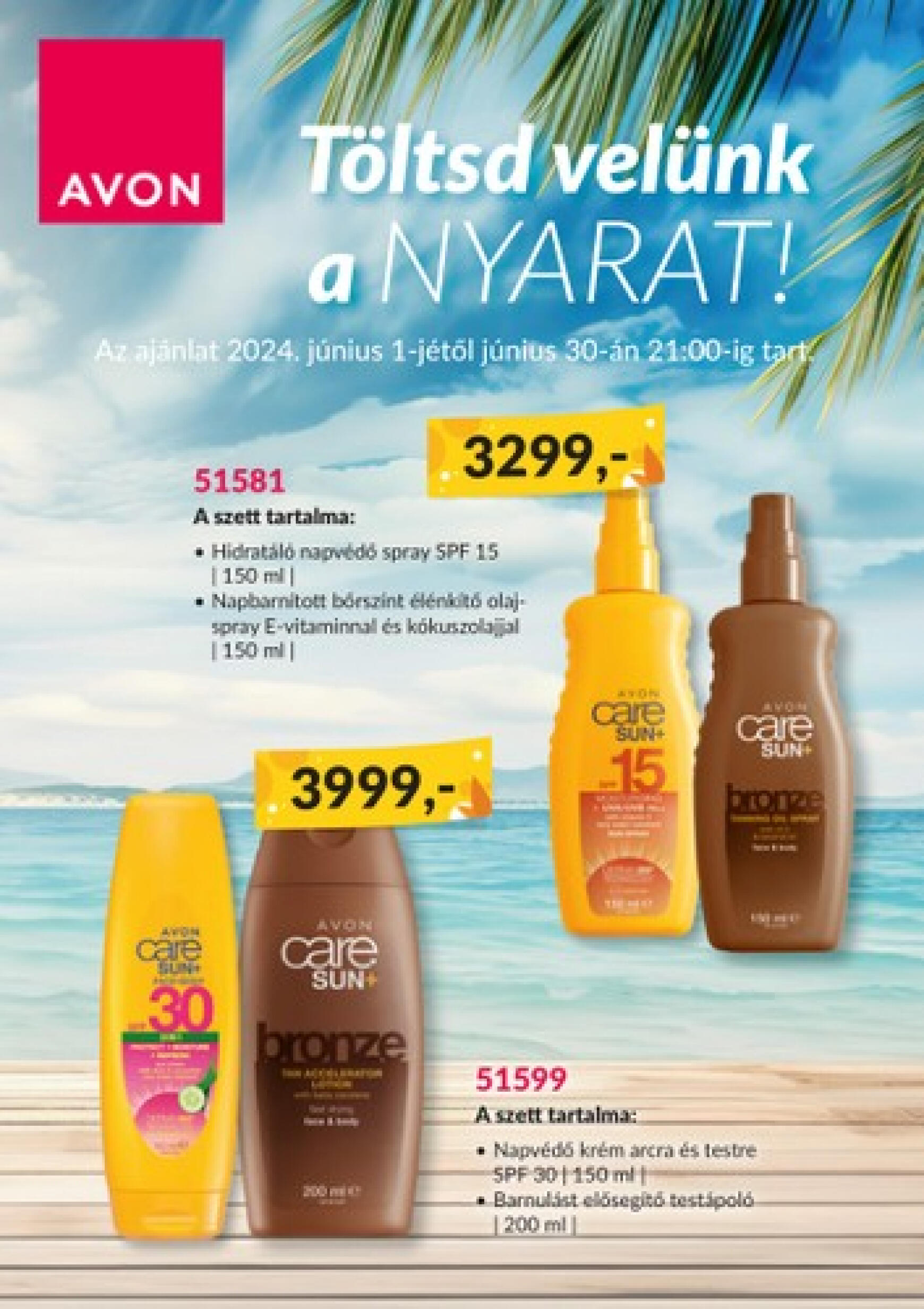 Aktuális újság Avon - Nyári katalógus 06.01. - 06.30.