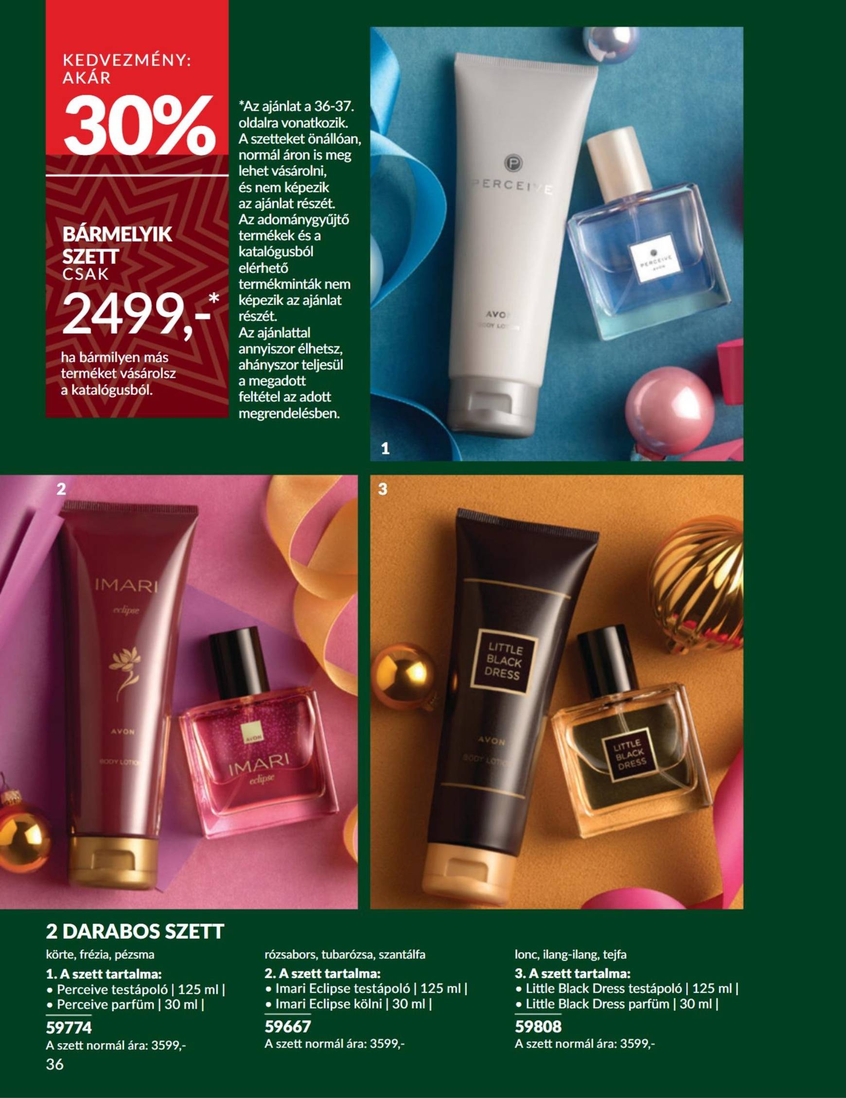 Avon akciós újság, érvényes 11.01. - 11.30. 36