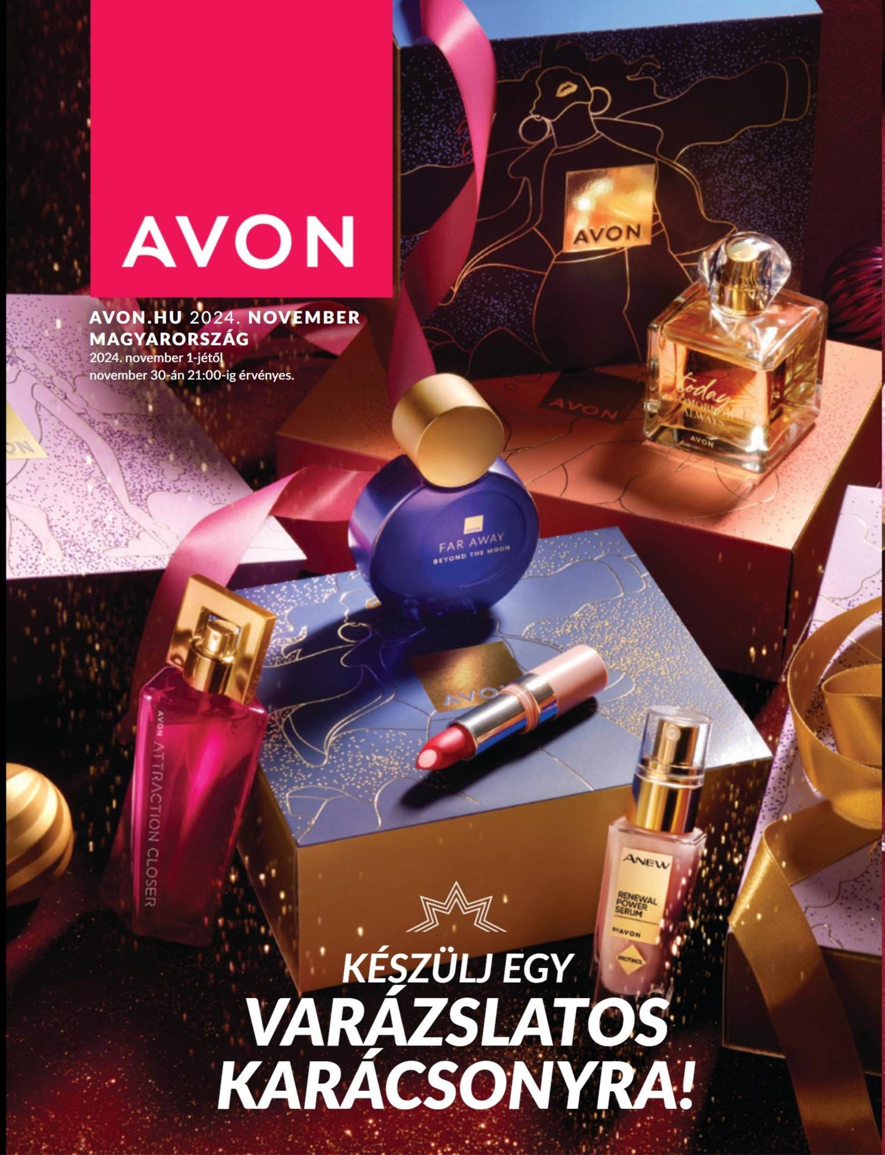 Avon akciós újság, érvényes 11.01. - 11.30.