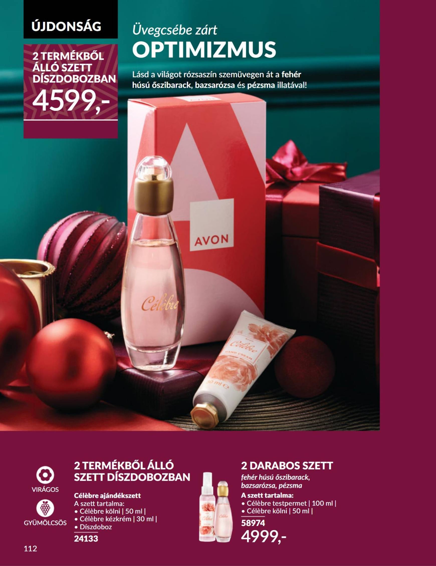 Avon akciós újság, érvényes 11.01. - 11.30. 112