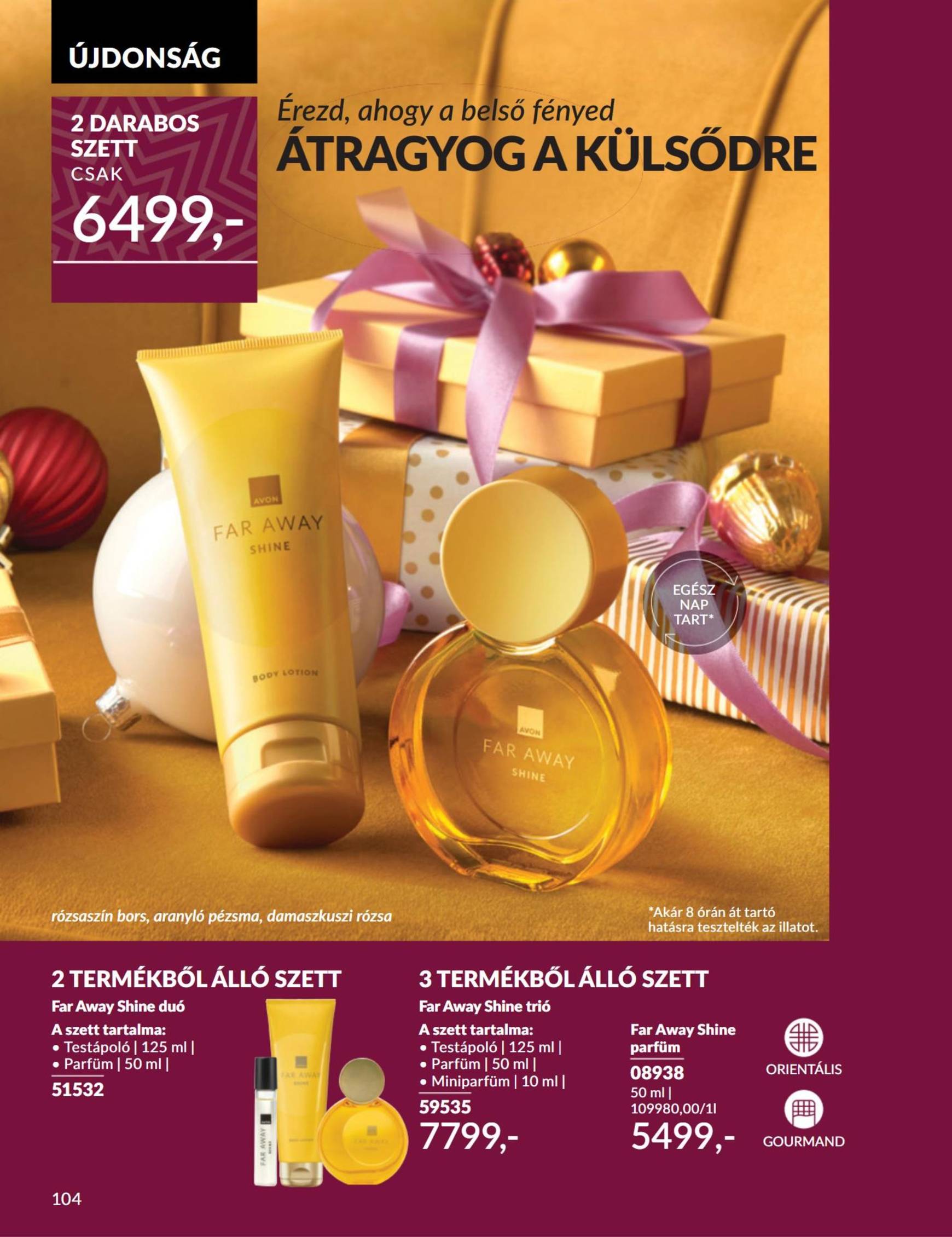 Avon akciós újság, érvényes 11.01. - 11.30. 104