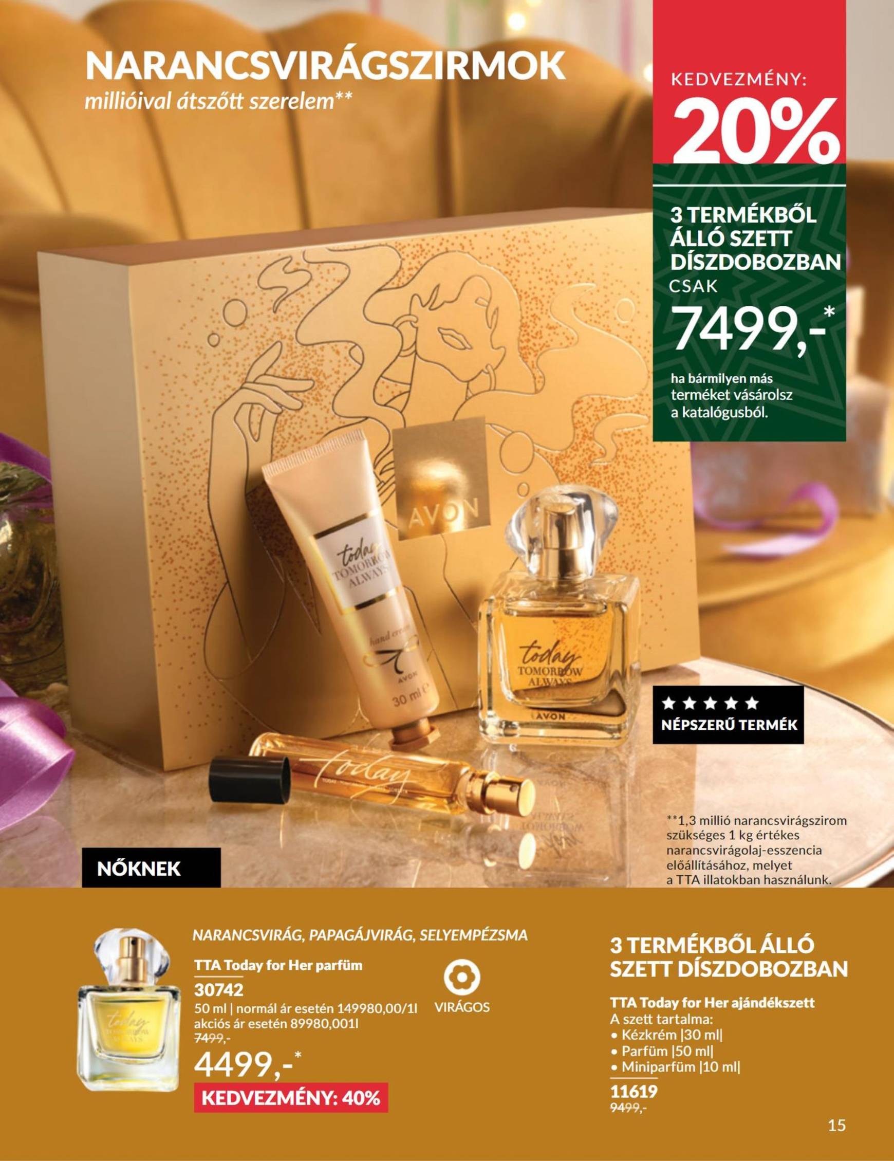 Avon akciós újság, érvényes 11.01. - 11.30. 15