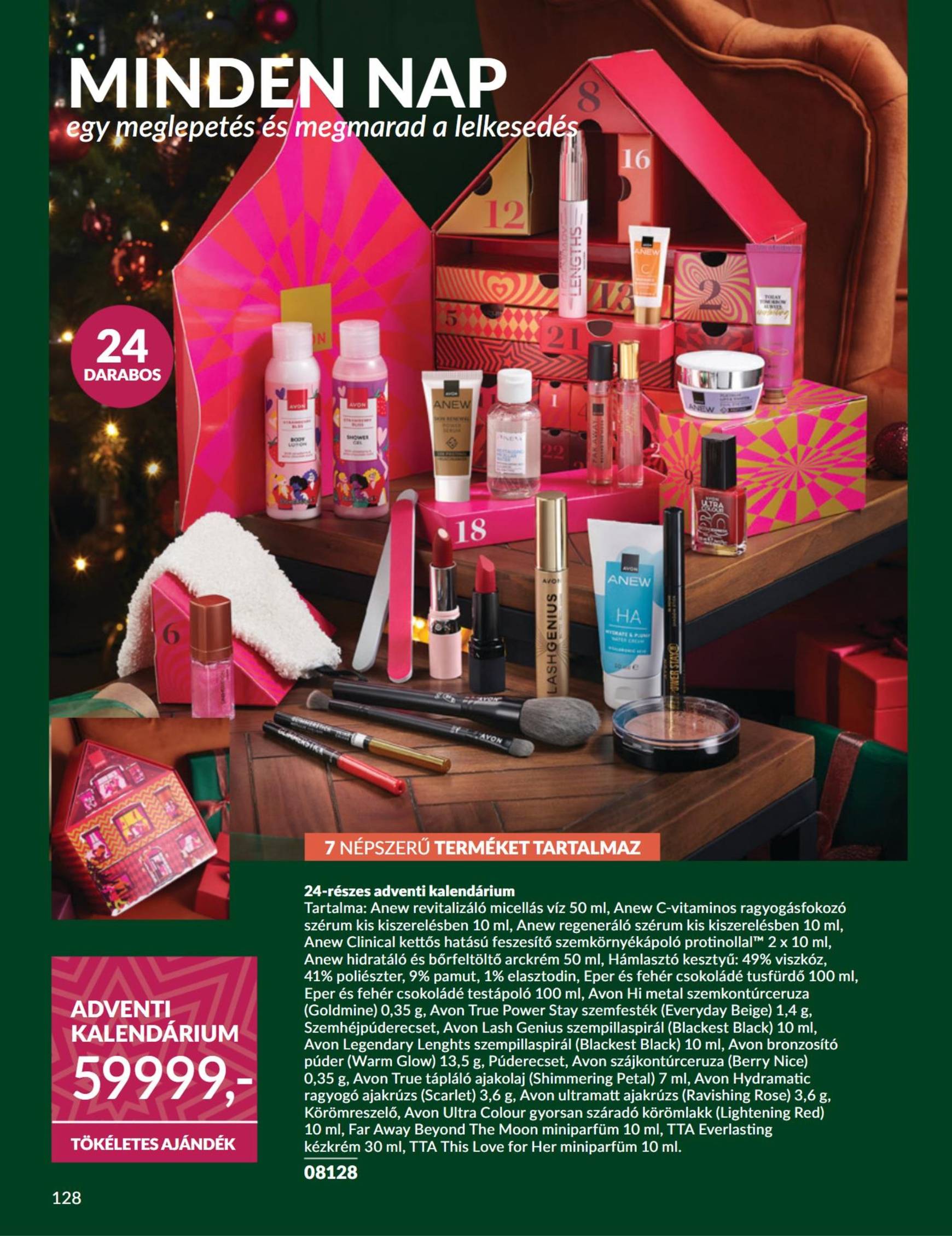 Avon akciós újság, érvényes 11.01. - 11.30. 128