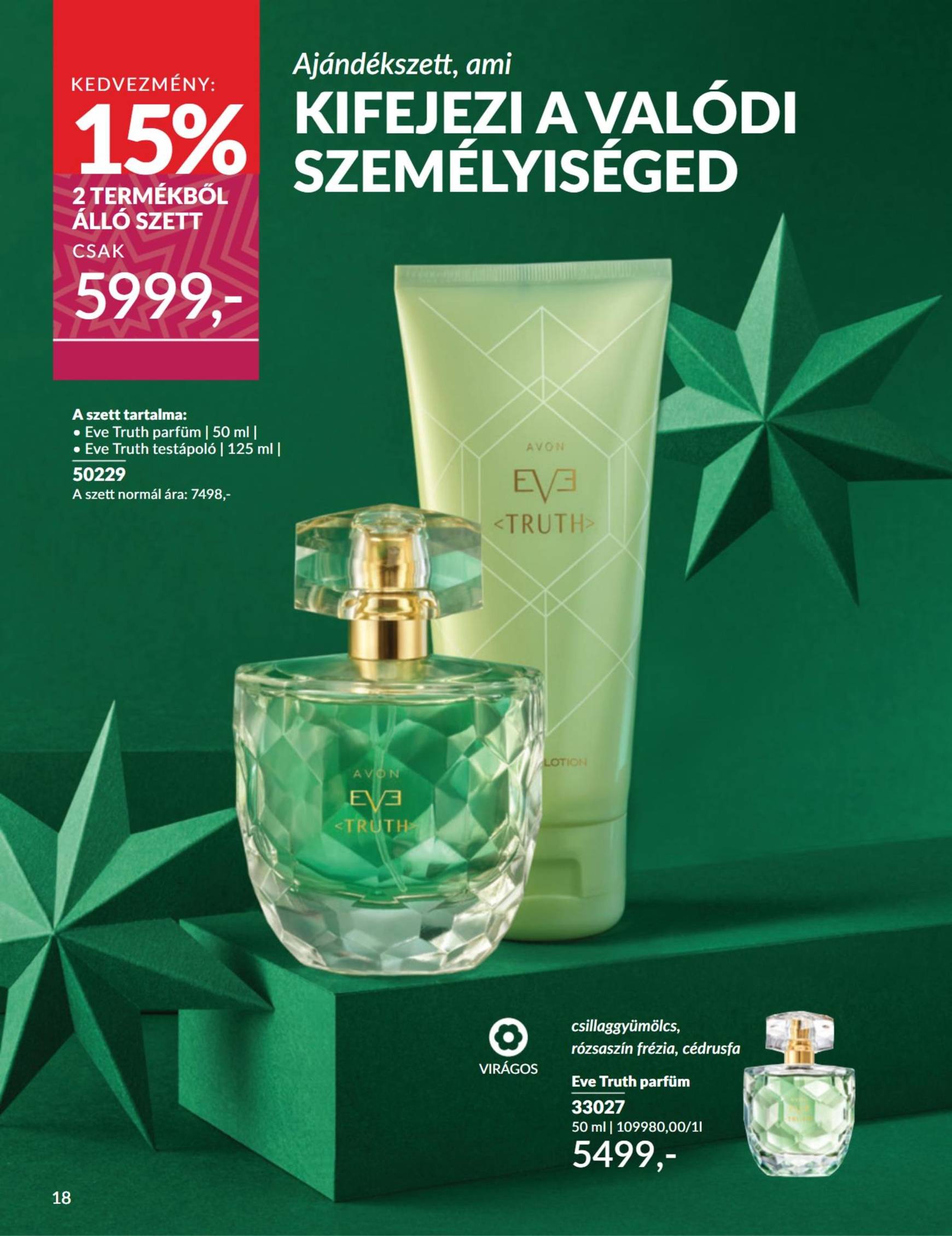 Avon akciós újság, érvényes 11.01. - 11.30. 18