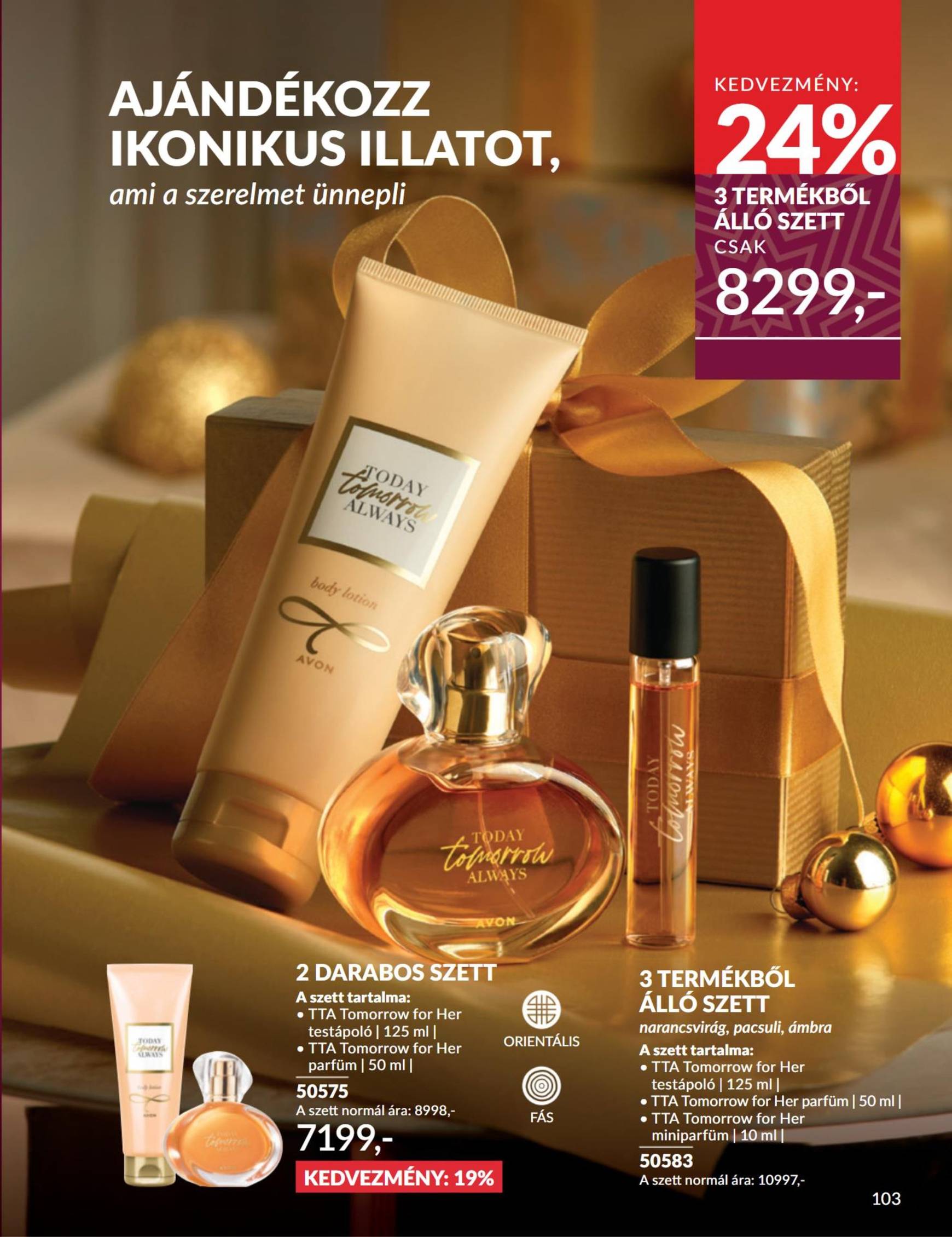 Avon akciós újság, érvényes 11.01. - 11.30. 103