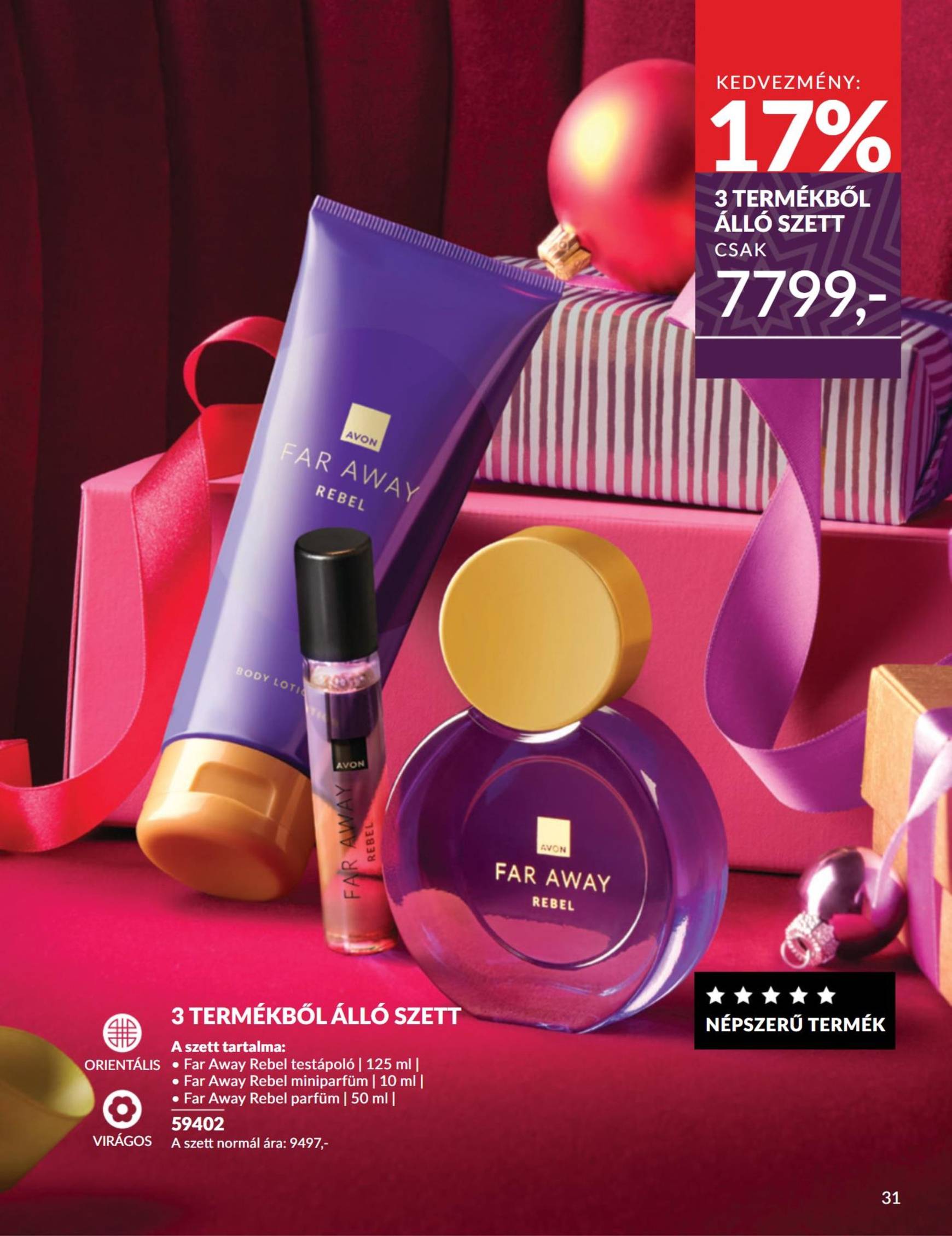 Avon akciós újság, érvényes 11.01. - 11.30. 31