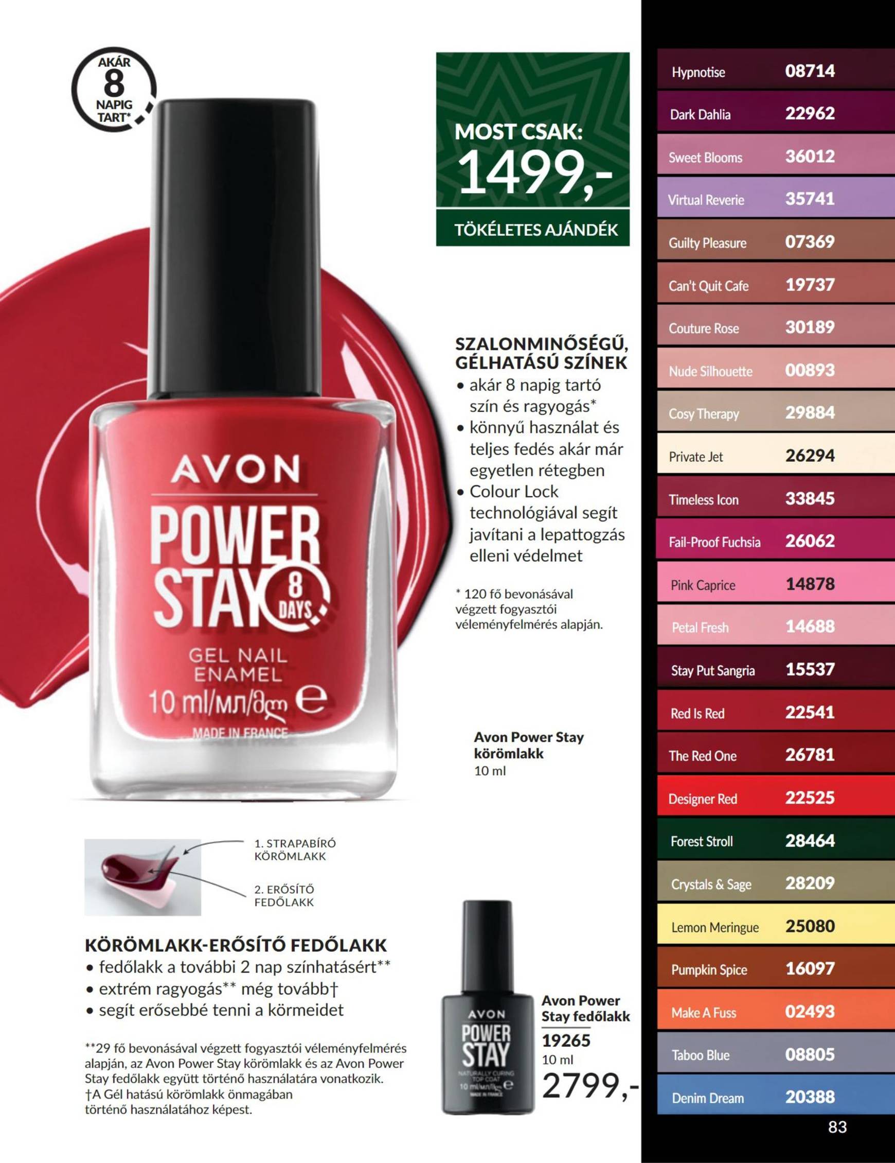 Avon akciós újság, érvényes 11.01. - 11.30. 83